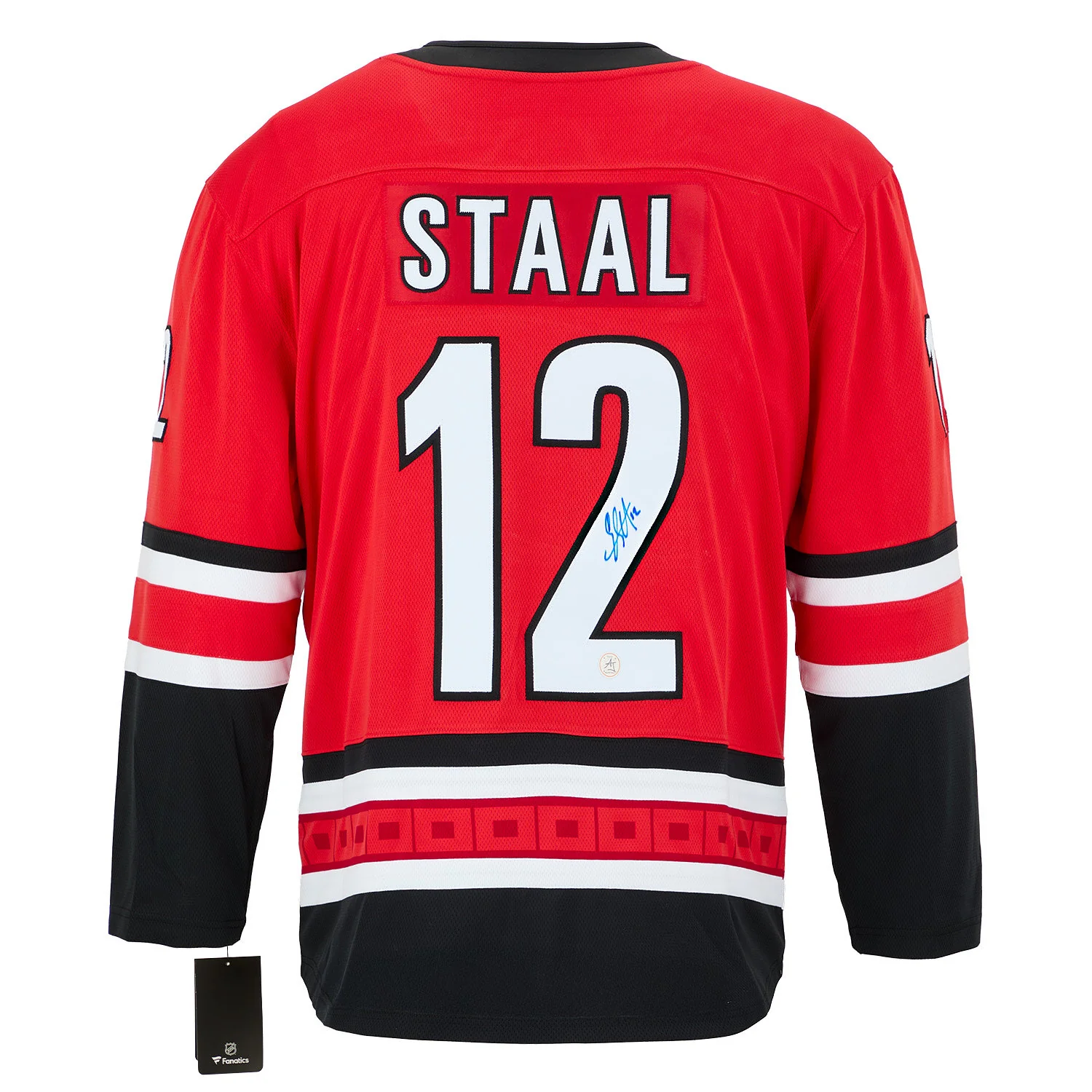 Eric Staal Autographed Carolina Hurricanes Red Fanatics Breakaway Jersey