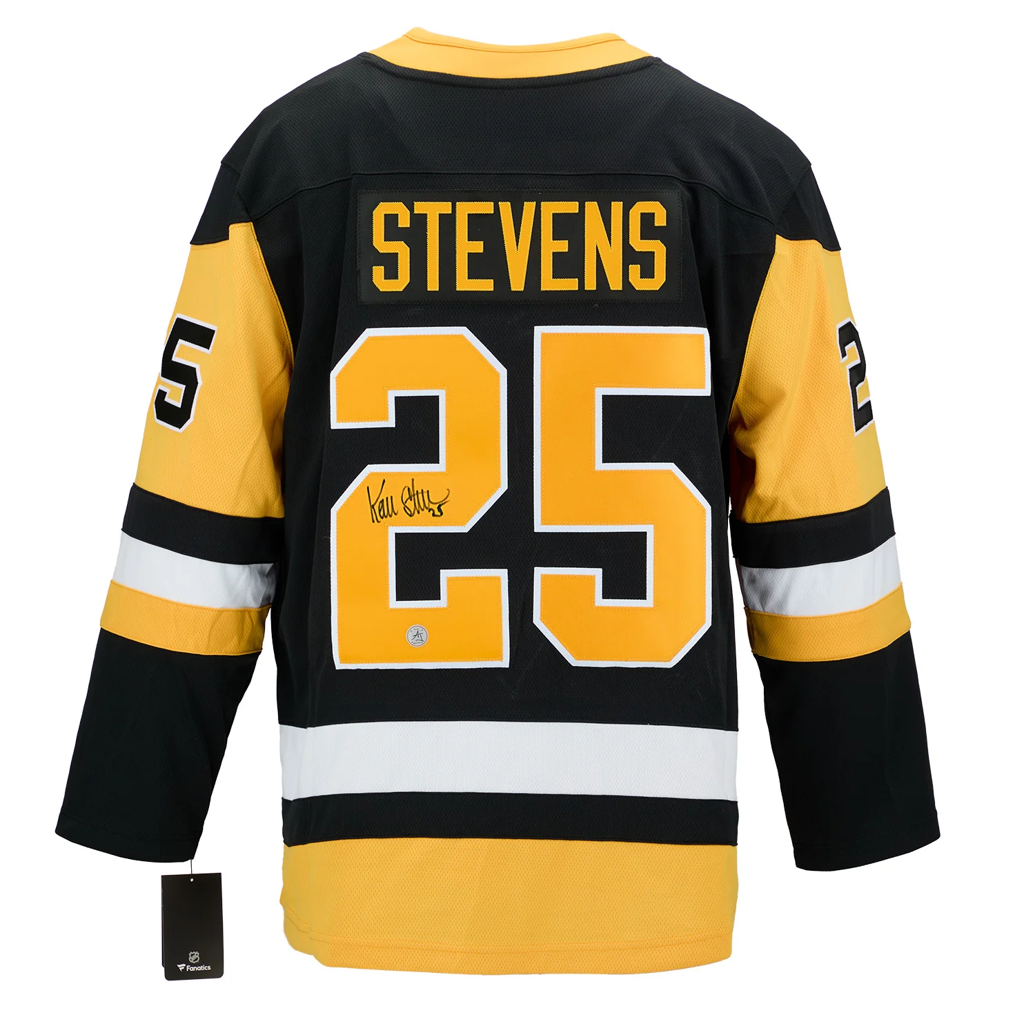 Kevin Stevens Signed Pittsburgh Penguins Fanatics Breakaway Jersey