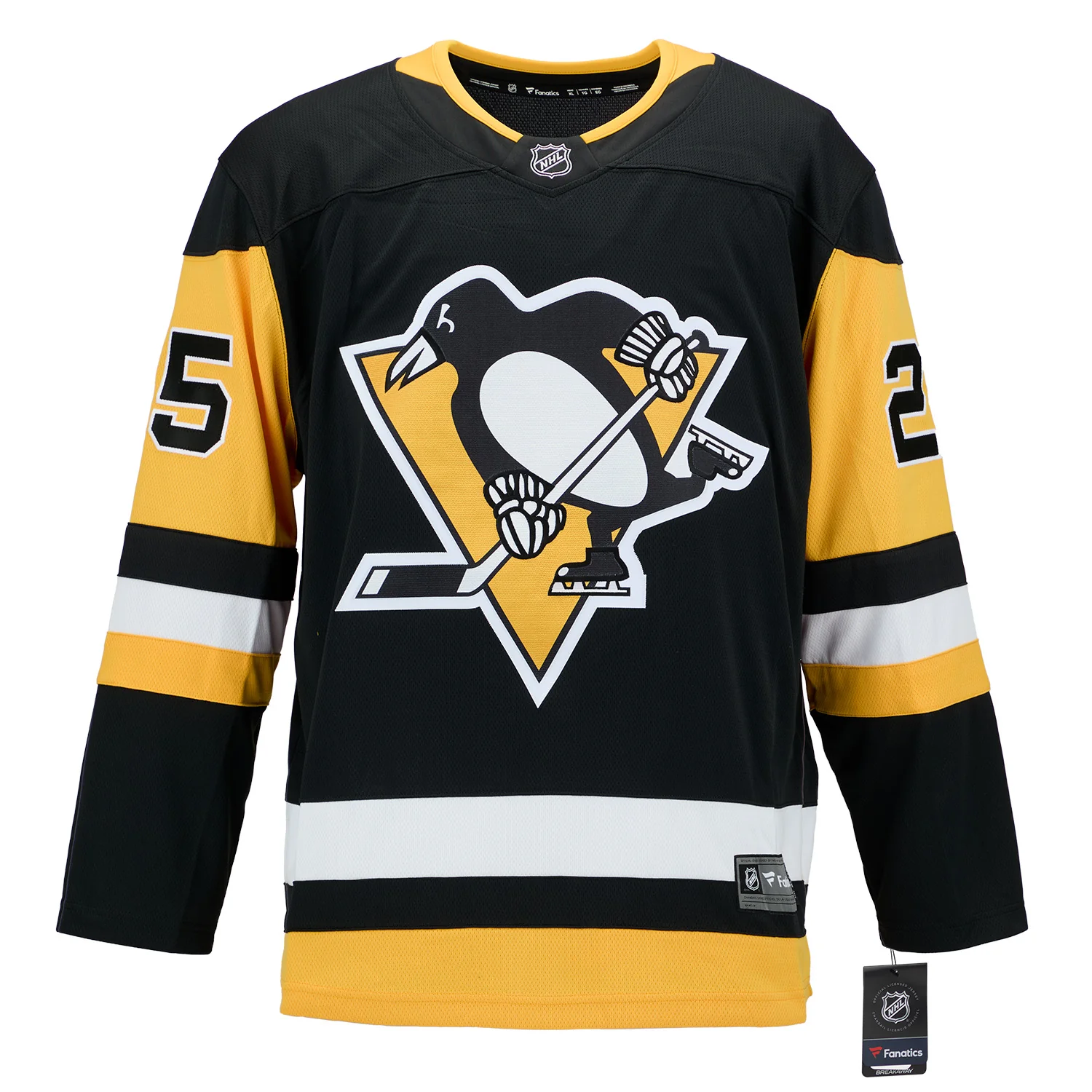 Kevin Stevens Signed Pittsburgh Penguins Fanatics Breakaway Jersey - Image 2