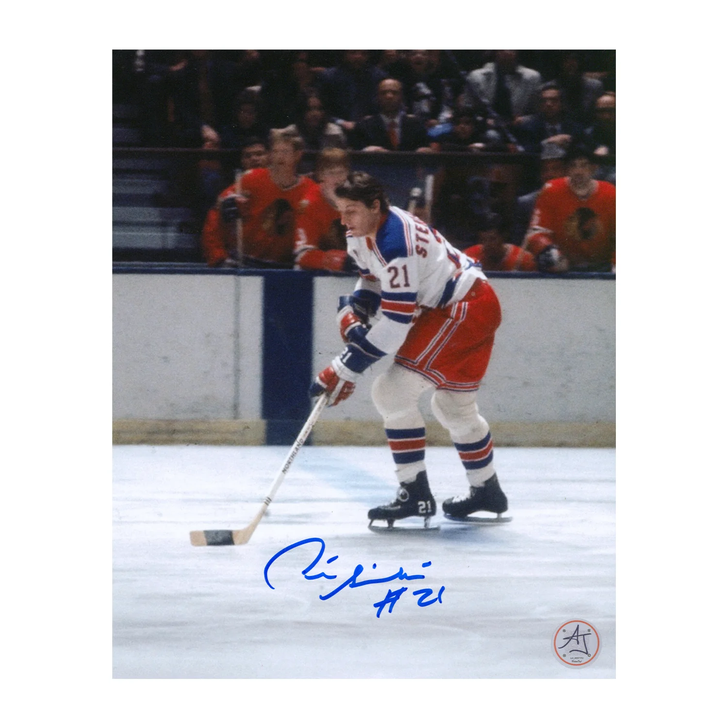 Pete Stemkowski Signed New York Rangers Hockey 8x10 Photo