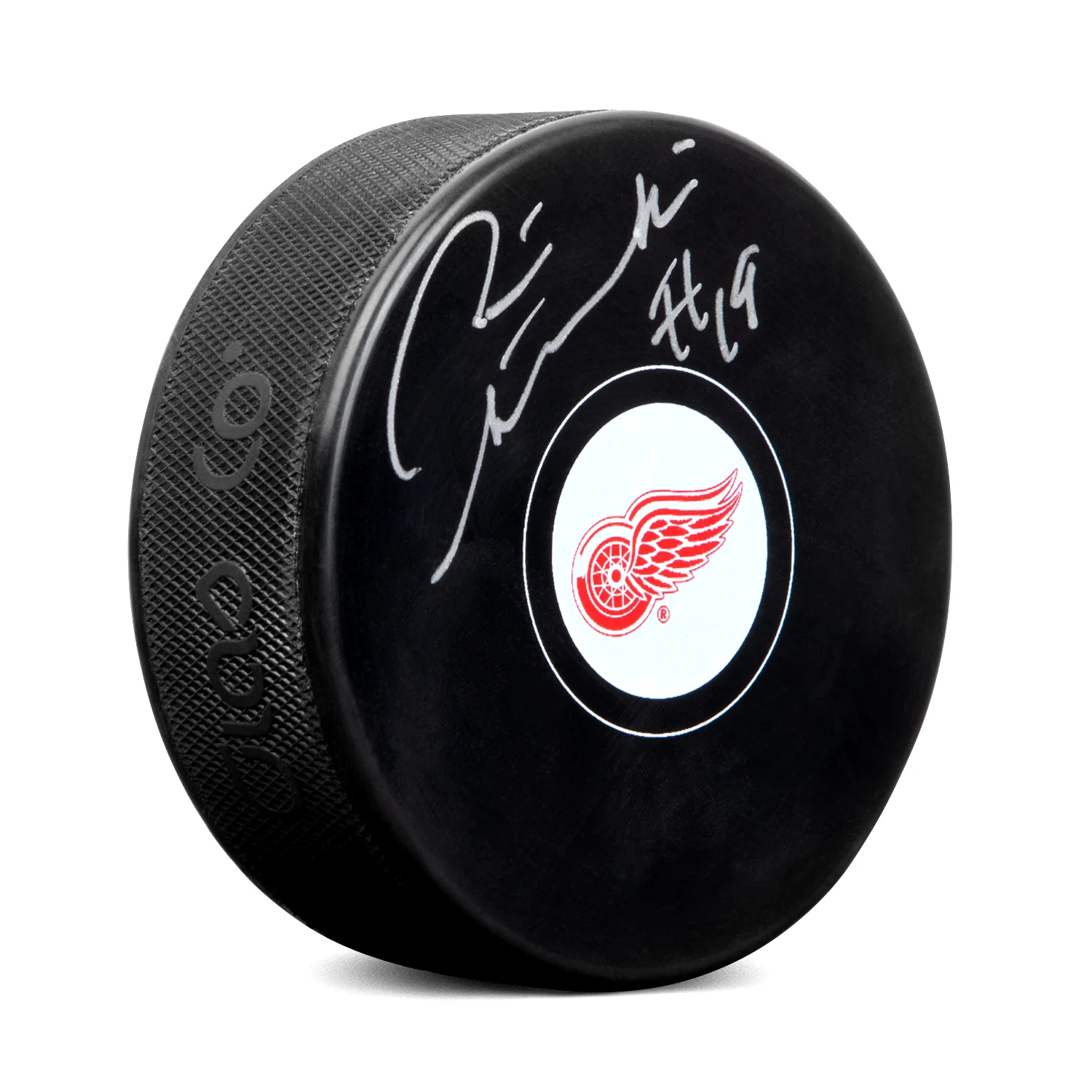 Pete Stemkowski Autographed Detroit Red Wings Hockey Puck
