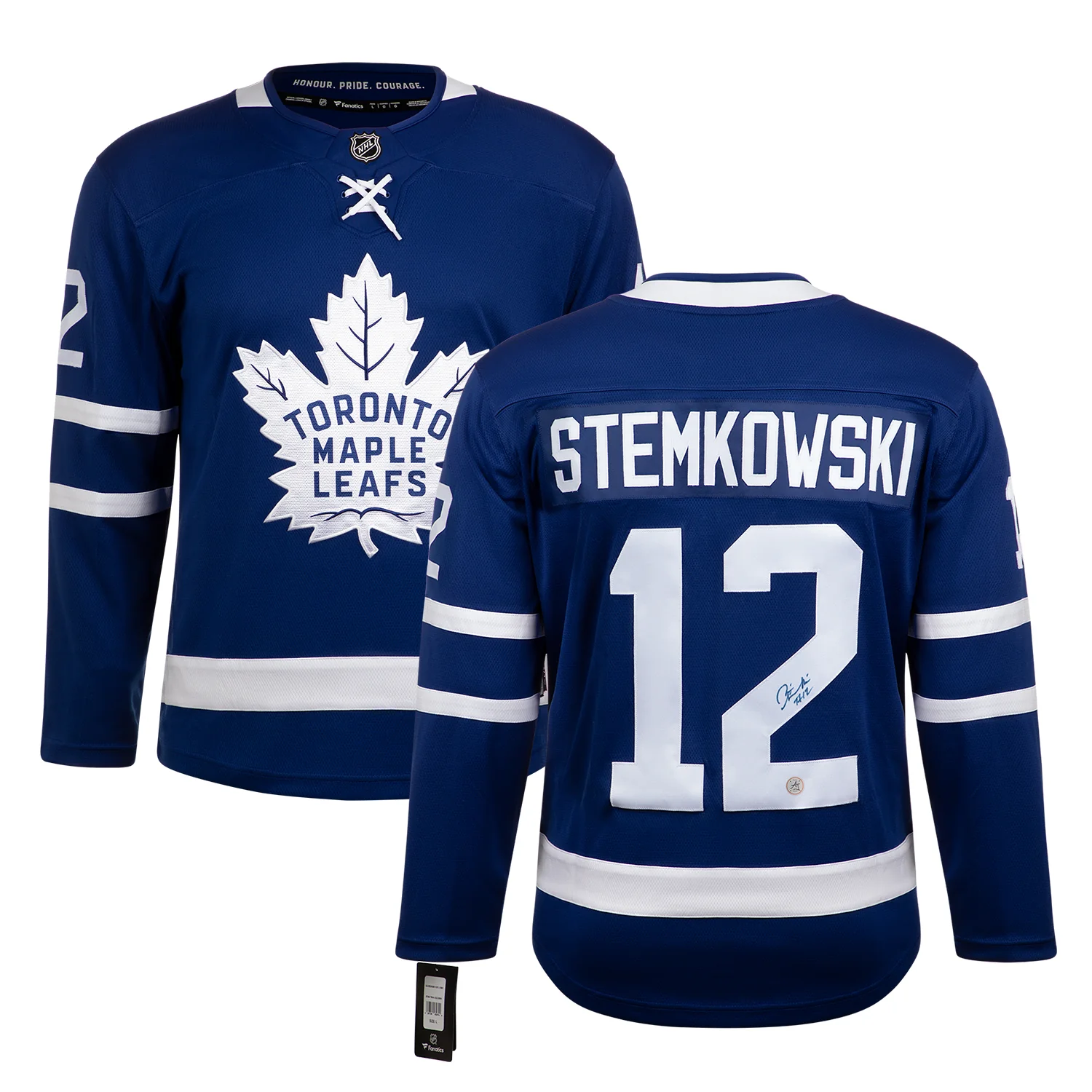 Pete Stemkowski Signed Toronto Maple Leafs Blue Fanatics Breakaway Jersey - Image 3