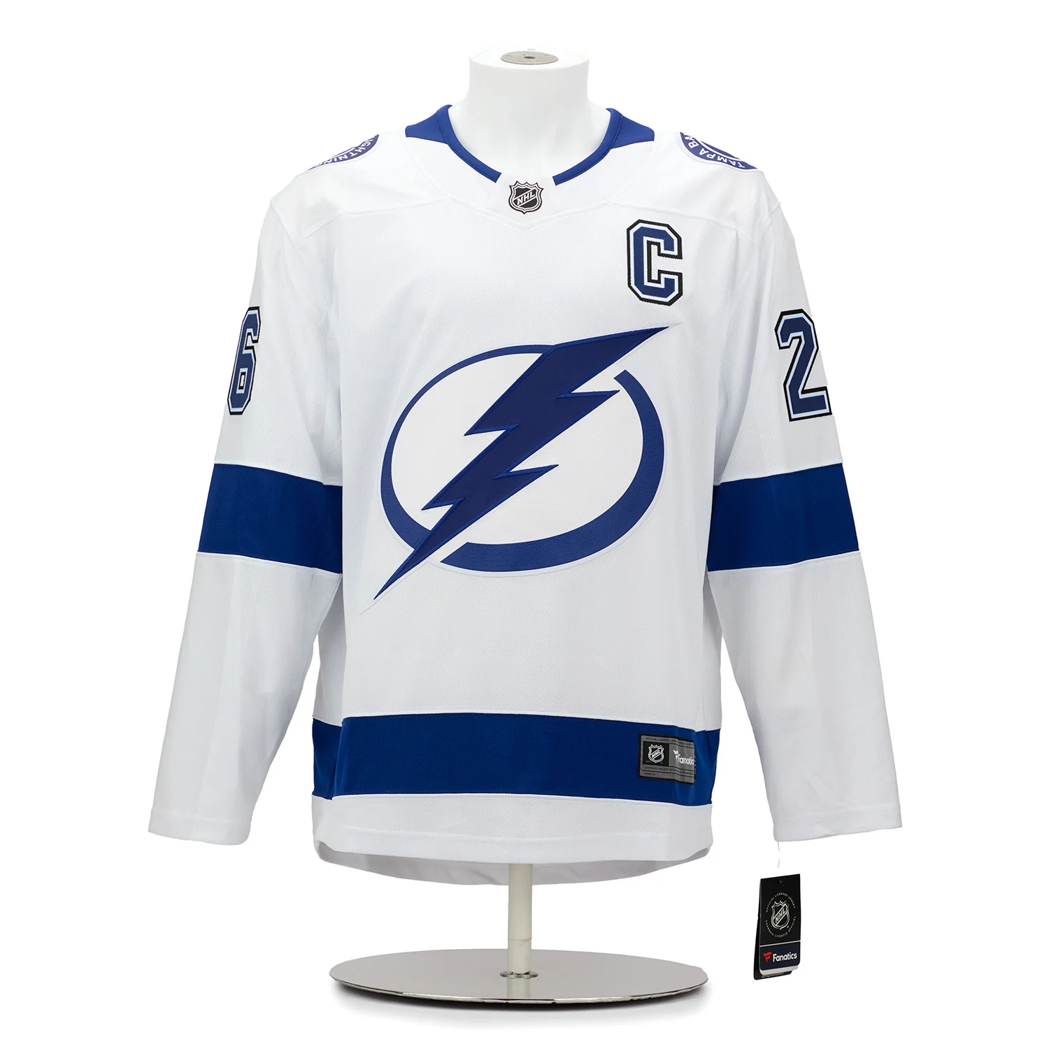 Martin St Louis Signed Tampa Bay Lightning Storm Art Jersey #21/26 - Image 2