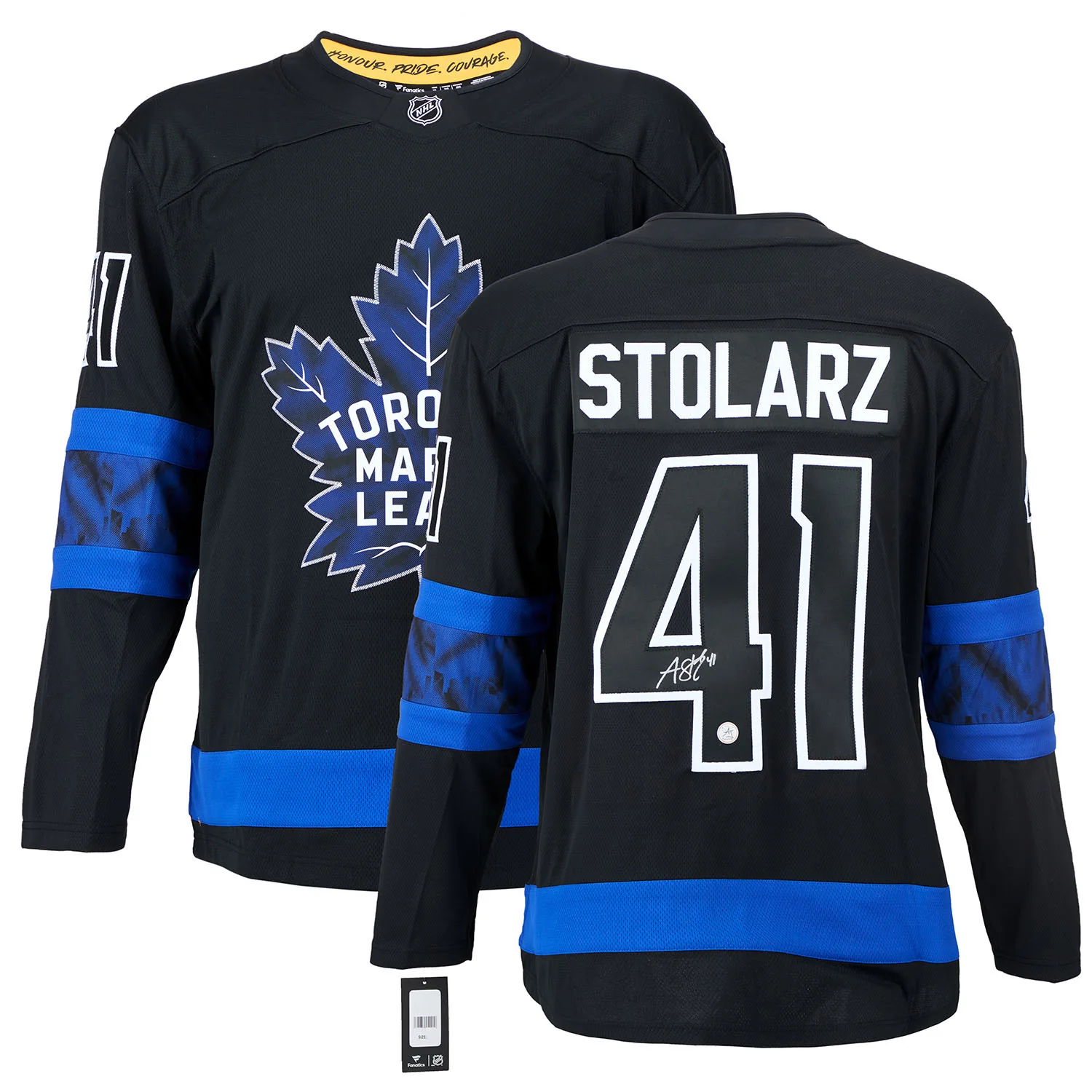 Anthony Stolarz Signed Toronto Maple Leafs Drew House Fanatics Breakaway Jersey - Image 3