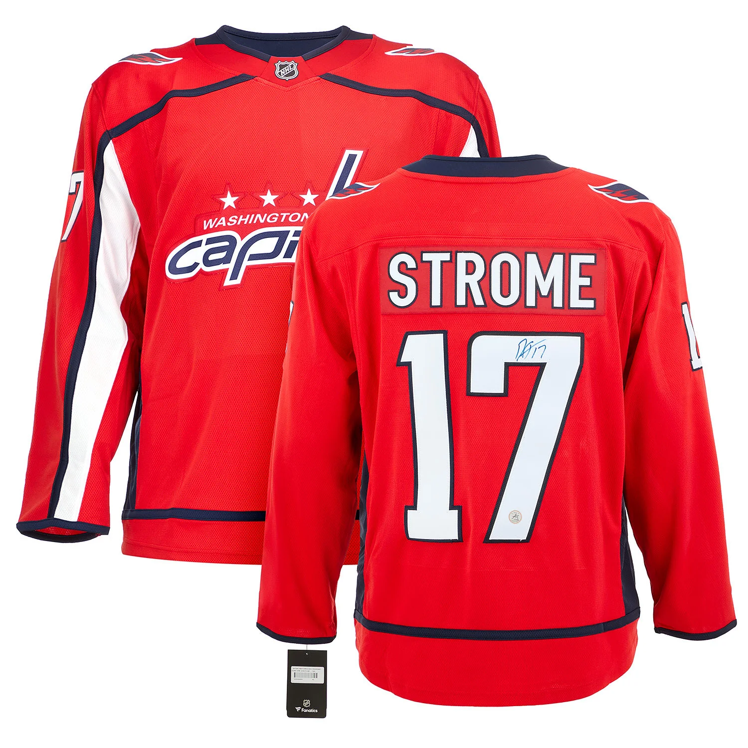 Dylan Strome Signed Washington Capitals Fanatics Breakaway Jersey - Image 3