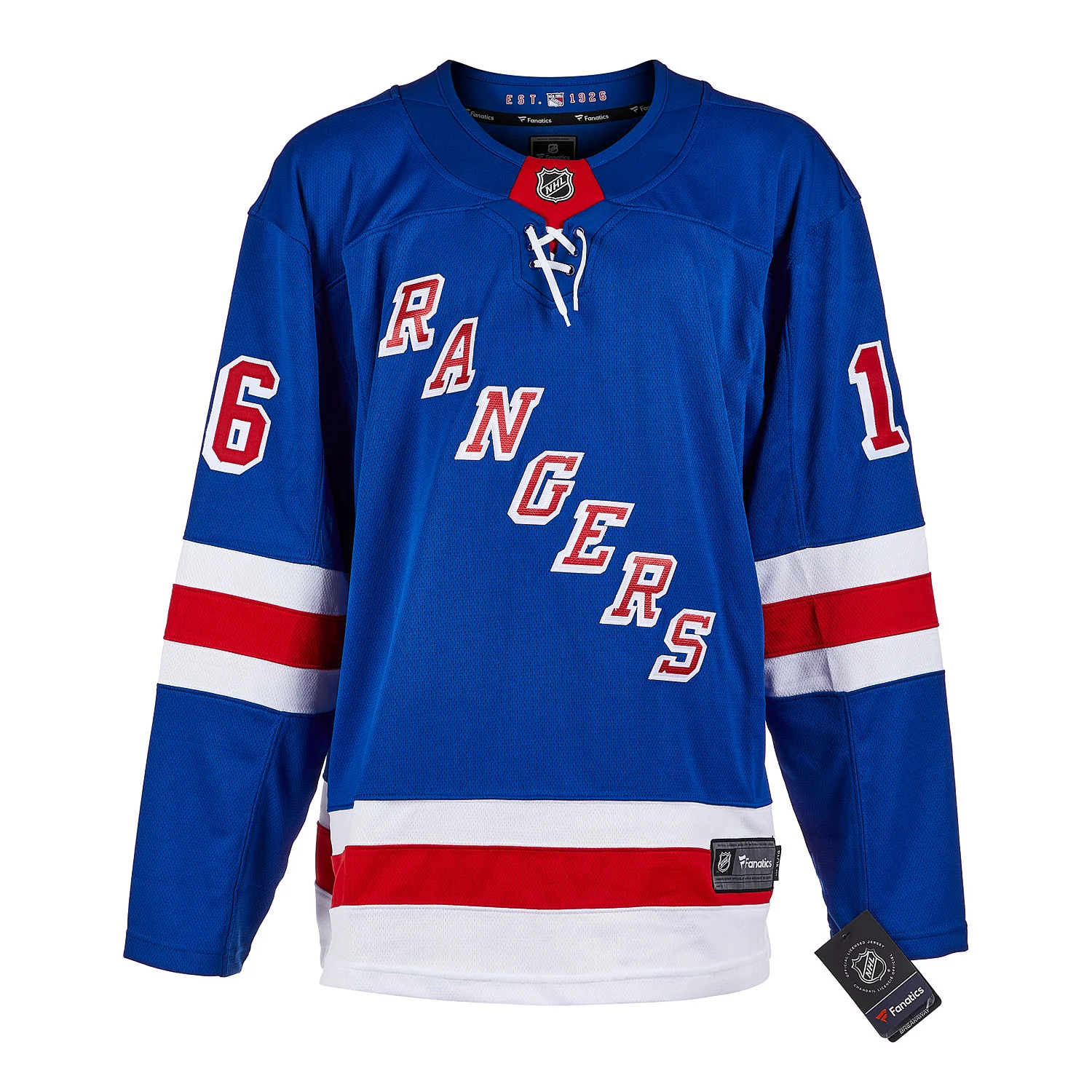Ryan Strome Autographed New York Rangers Fanatics Breakaway Jersey - Image 2