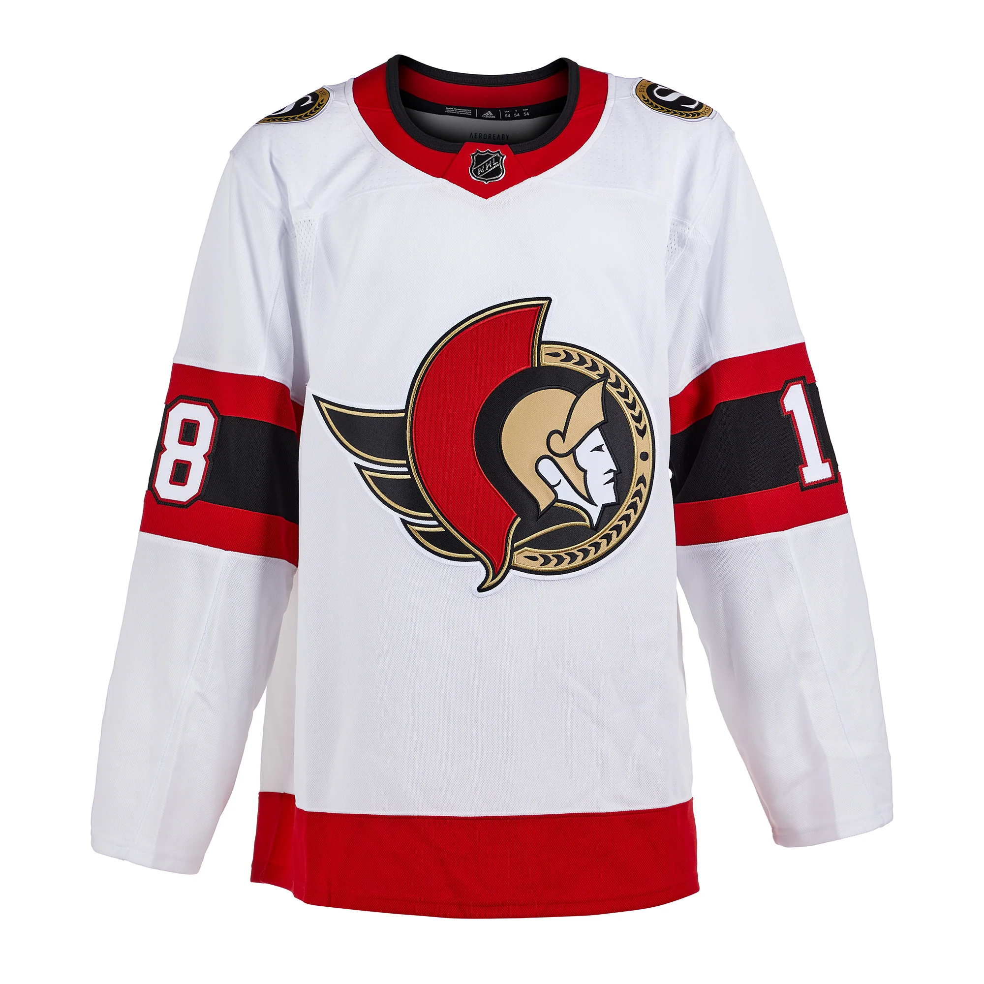 Tim Stutzle Signed Ottawa Senators White adidas Jersey - Image 2