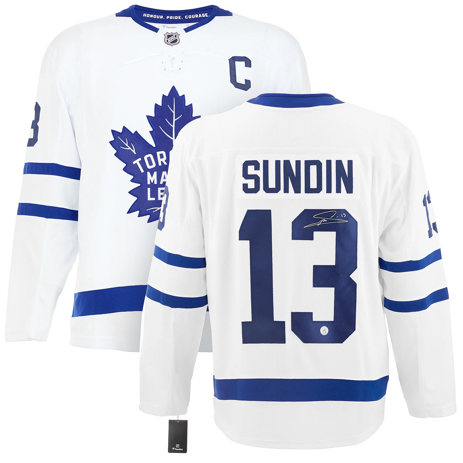 Mats Sundin Signed Toronto Maple Leafs White Fanatics Breakaway Jersey - Image 3