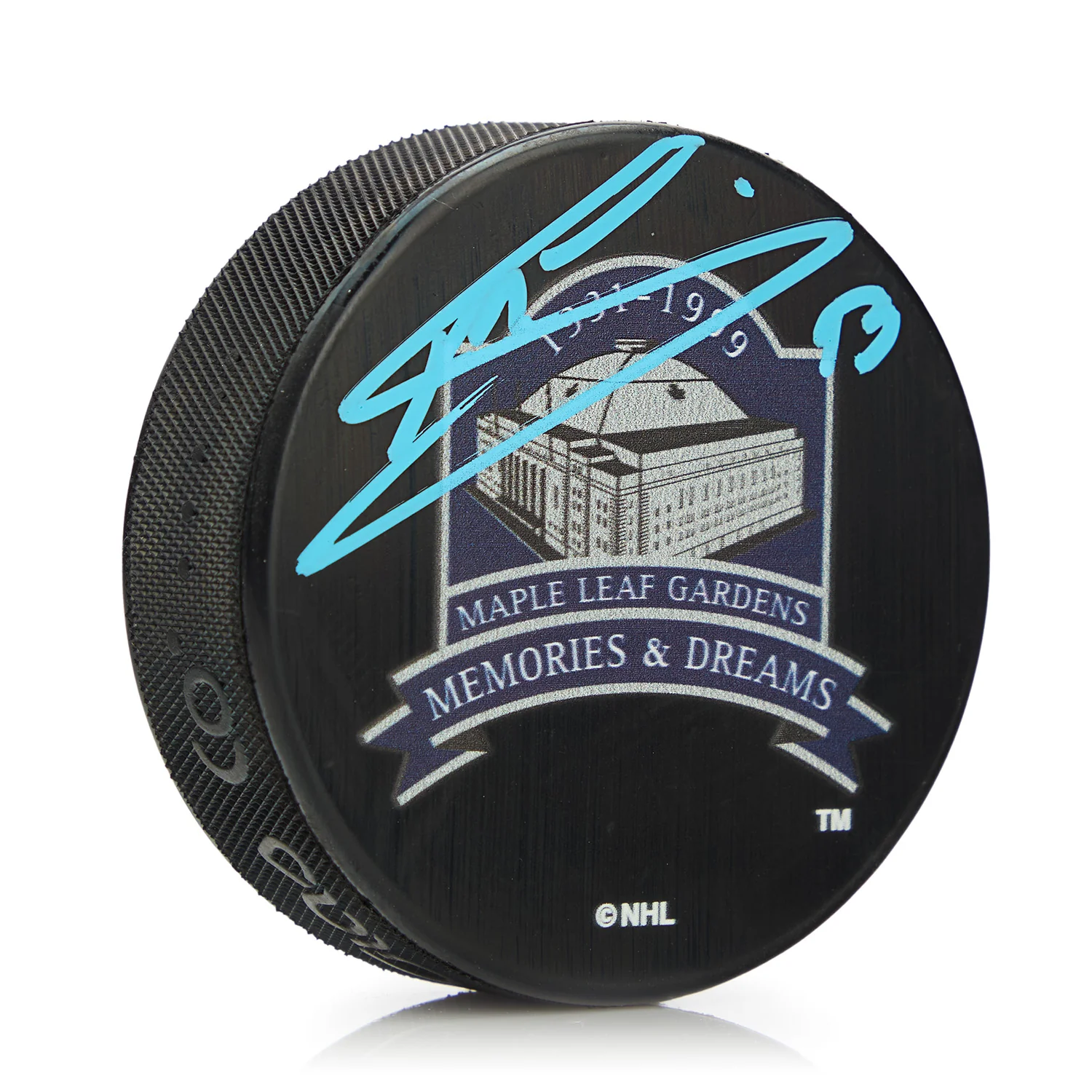 Mats Sundin Signed Toronto Maple Leaf Gardens Memories & Dreams Puck
