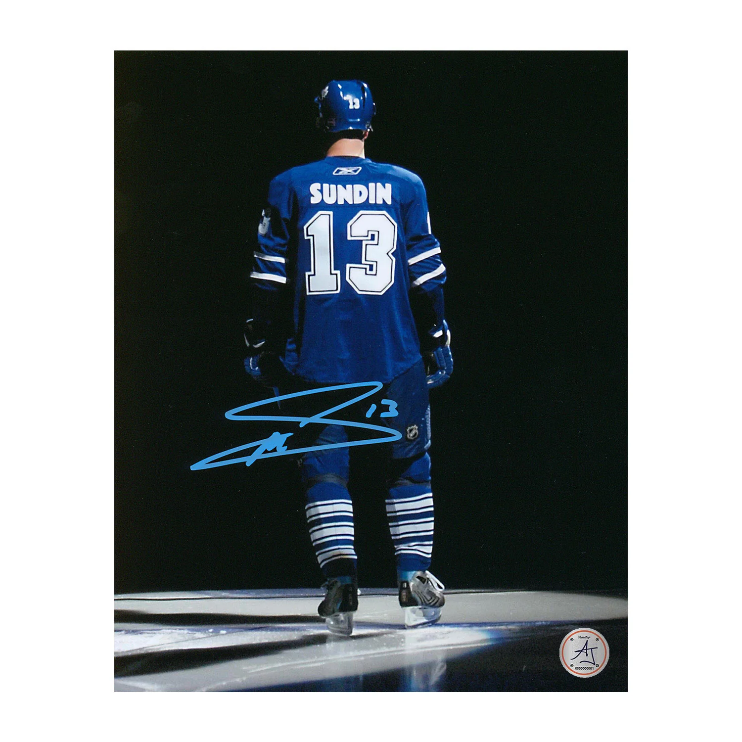 Mats Sundin Signed Toronto Maple Leafs Star Spotlight 8x10 Photo