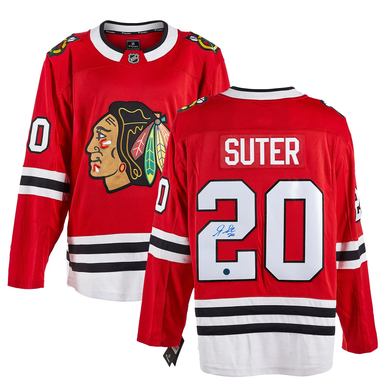 Gary Suter Autographed Chicago Blackhawks Fanatics Breakaway Jersey - Image 3
