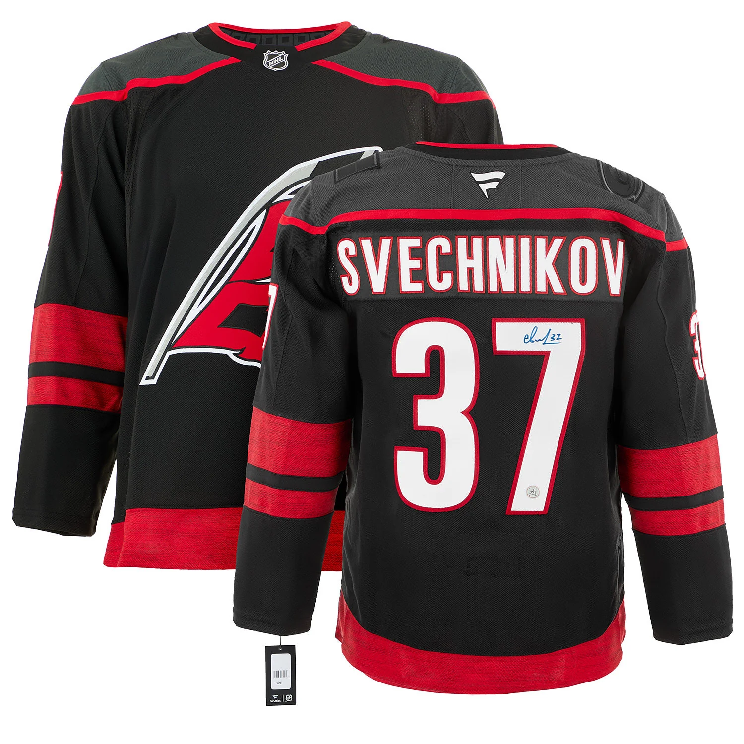 Andrei Svechnikov Signed Carolina Hurricanes Fanatics Premium Jersey - Image 3