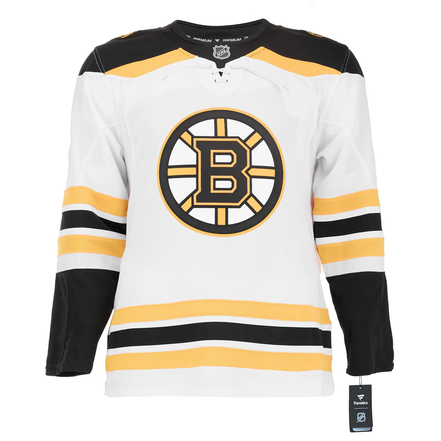 Jeremy Swayman Signed Boston Bruins White Fanatics Premium Jersey - Image 2