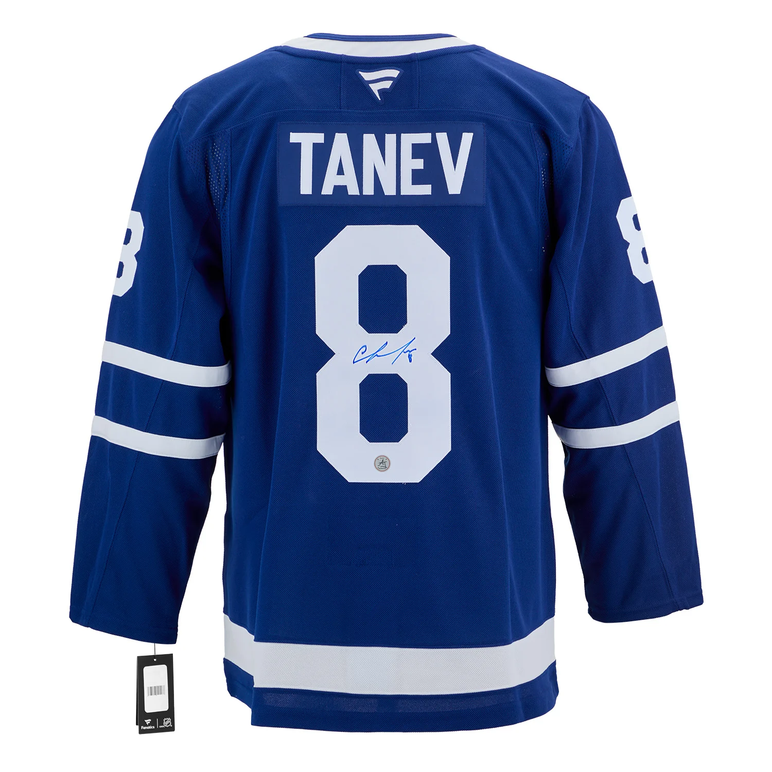 Chris Tanev Autographed Toronto Maple Leafs Fanatics Premium Jersey