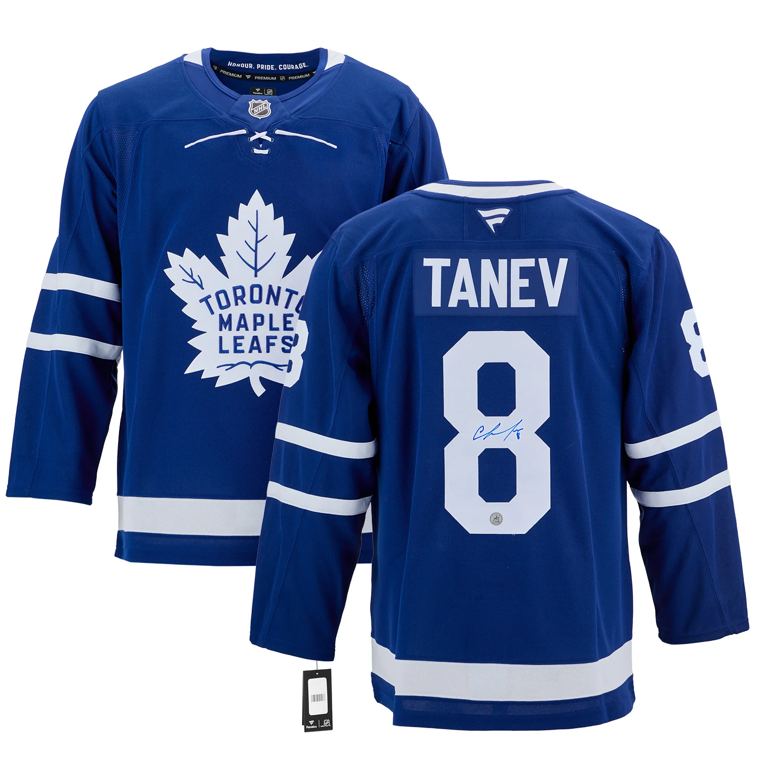 Chris Tanev Autographed Toronto Maple Leafs Fanatics Premium Jersey - Image 3
