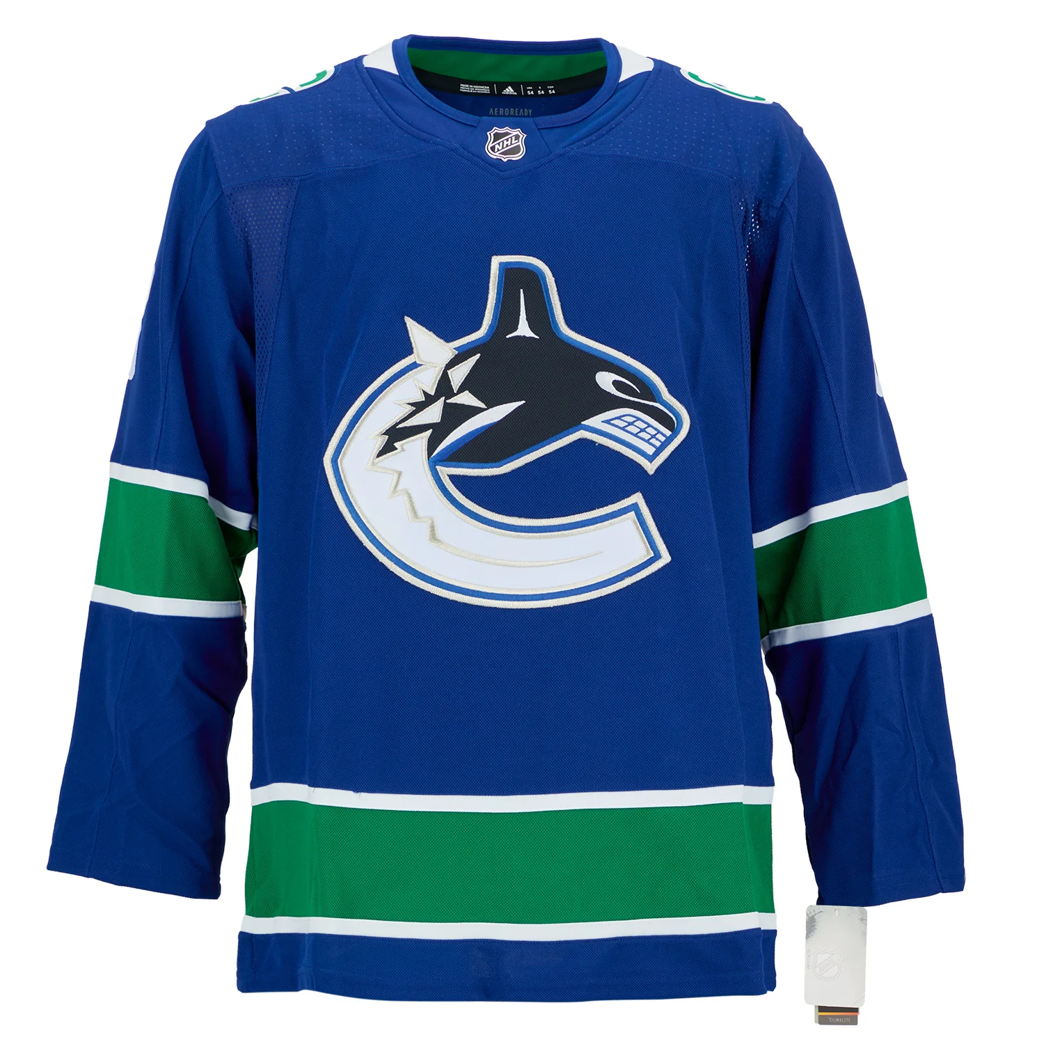 Chris Tanev Autographed Vancouver Canucks Blue adidas Jersey - Image 2