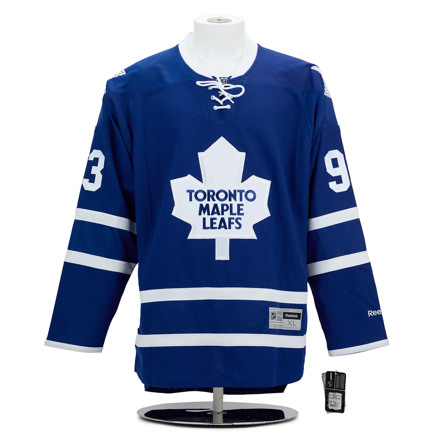 Toronto Maple Leafs 14 Player Team Signed 1993 Playoffs Reebok Jersey #80/93 - Image 2