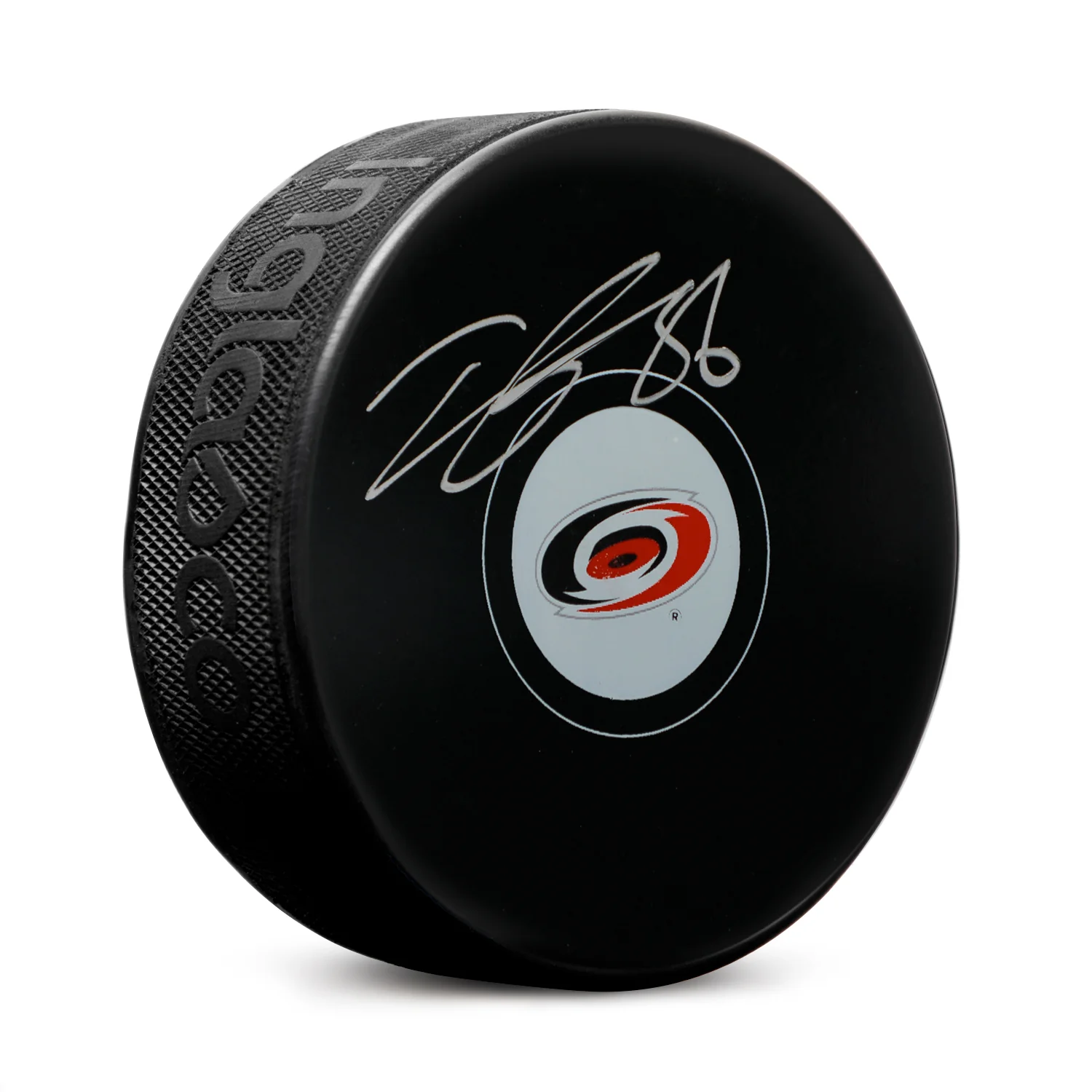 Teuvo Teravainen Autographed Carolina Hurricanes Hockey Puck