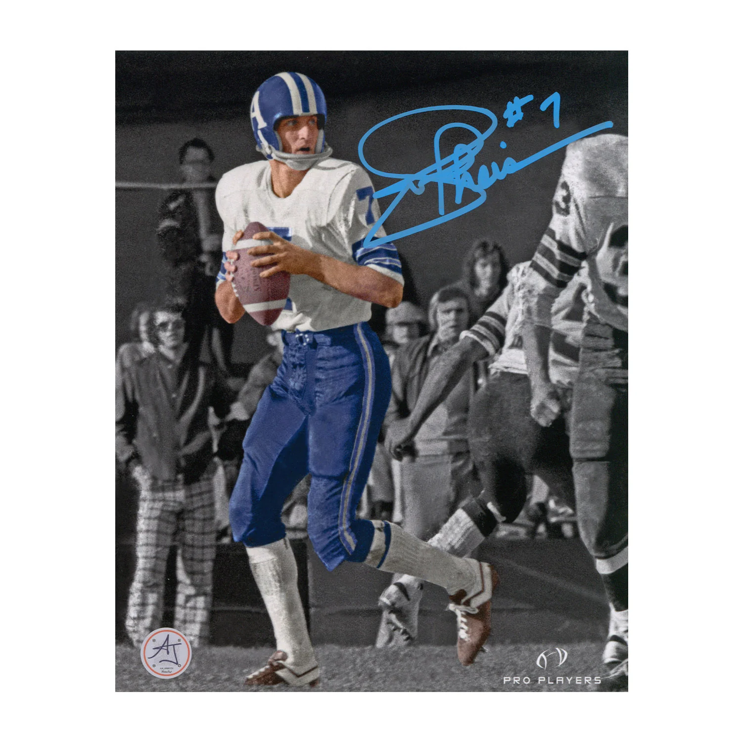 Joe Theismann Autographed Toronto Argonauts Football 8x10 Photo