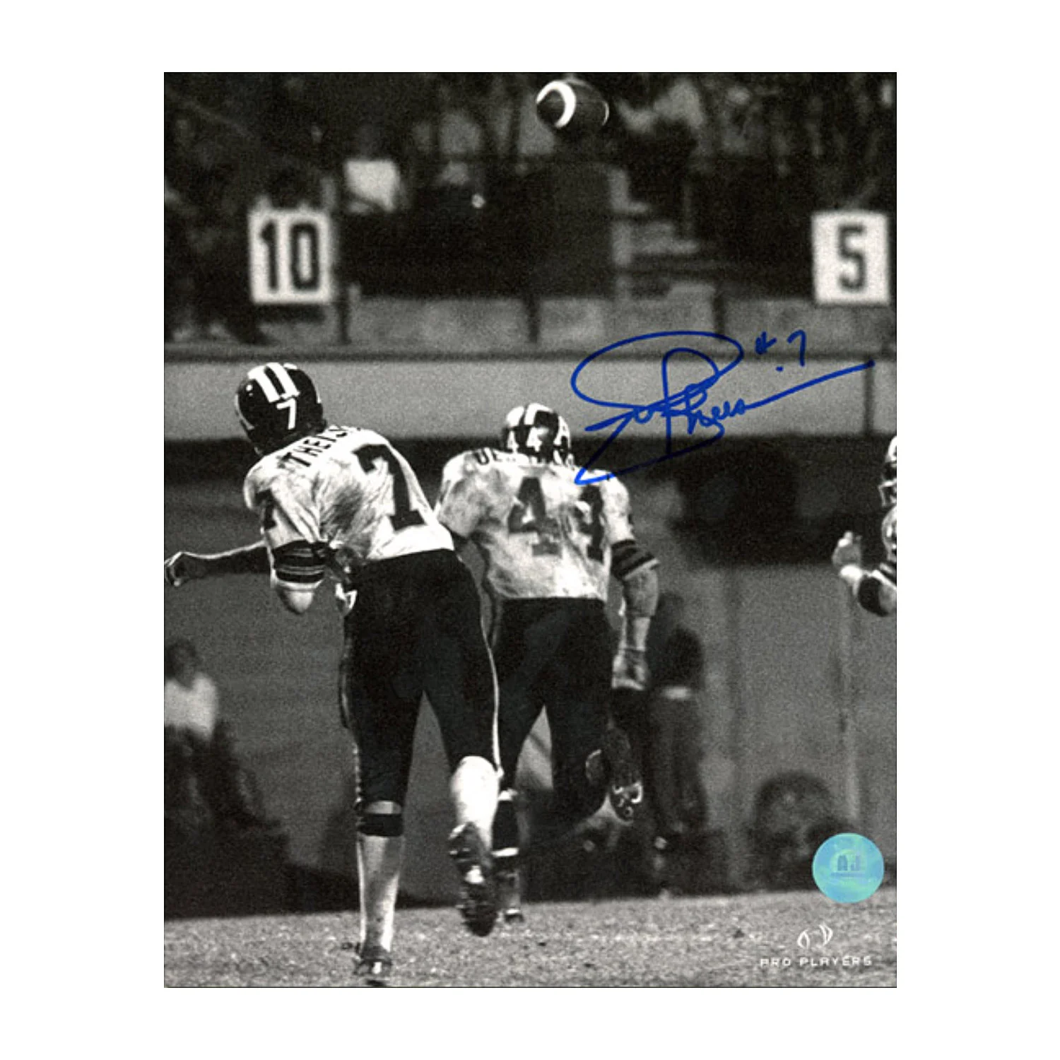 Joe Theismann Autographed Toronto Argonauts Quarterback 8x10 Photo