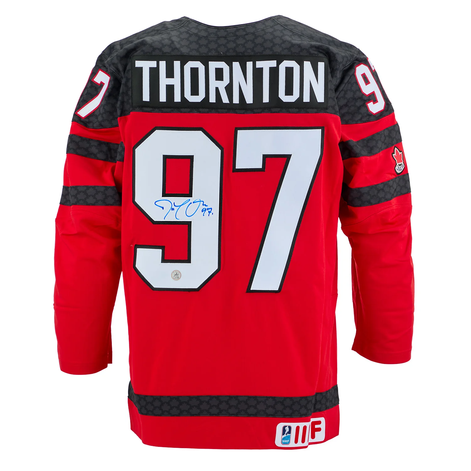 Joe Thornton Autographed Team Canada Red Nike Hockey Jersey