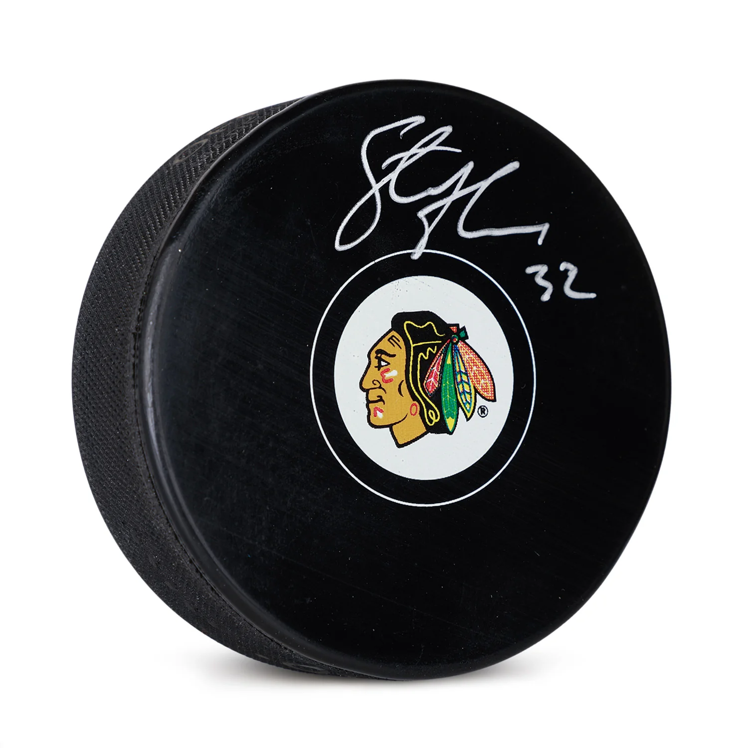 Steve Thomas Autographed Chicago Blackhawks Hockey Puck