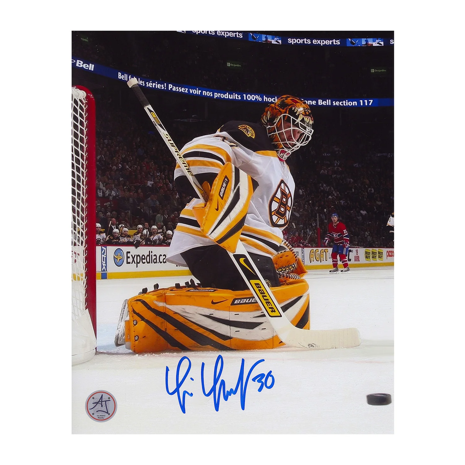 Tim Thomas Autographed Boston Bruins Goalie 8x10 Photo