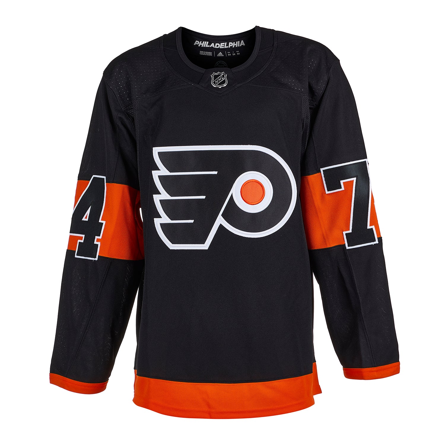 Owen Tippett Signed Philadelphia Flyers Alternate Black adidas Jersey - Image 2
