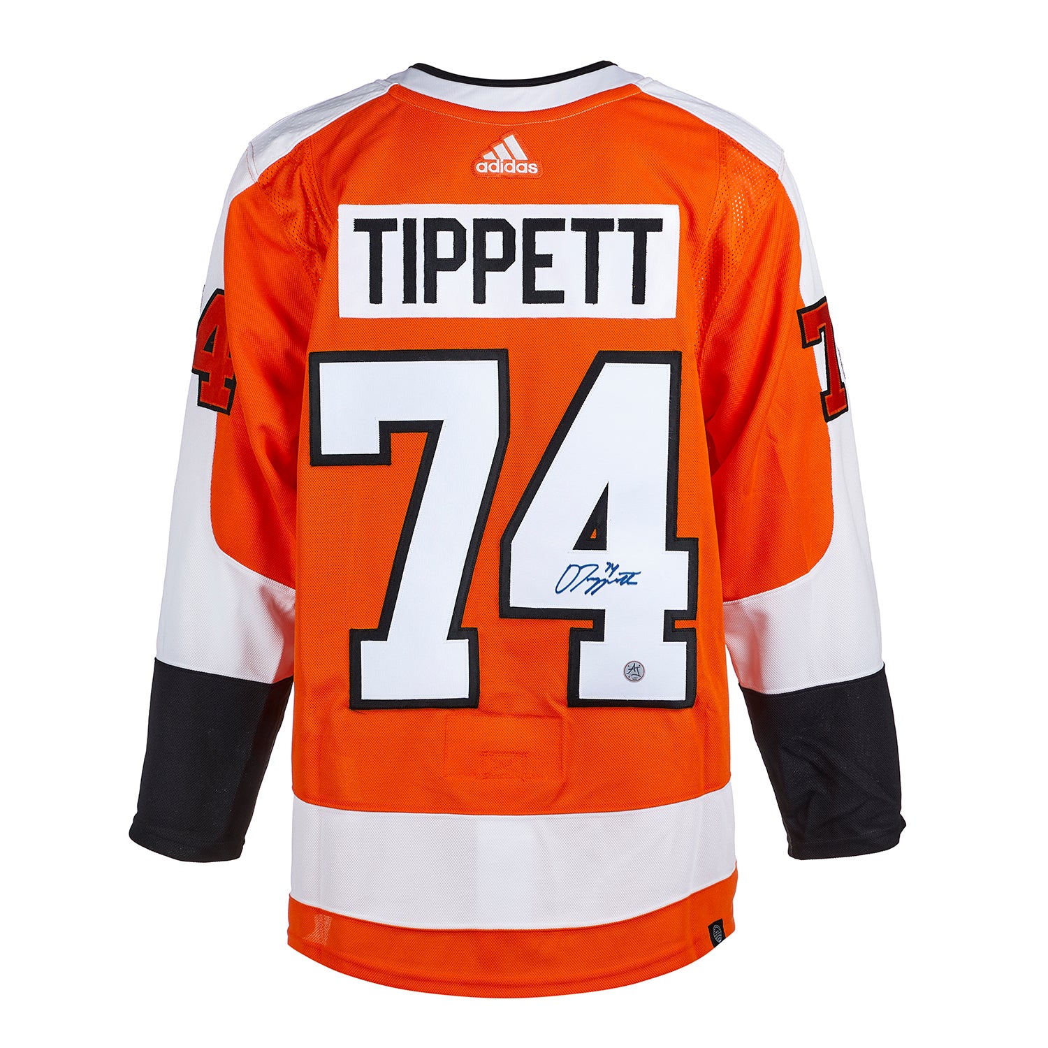Owen Tippett Signed Philadelphia Flyers Orange adidas Jersey
