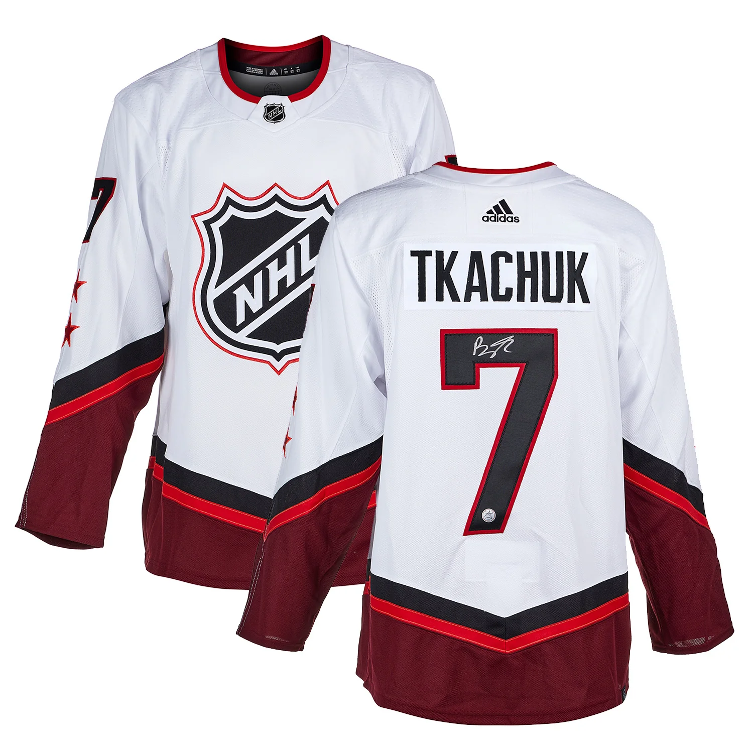 Brady Tkachuk Signed 2022 NHL All-Star Game adidas Jersey - Image 3