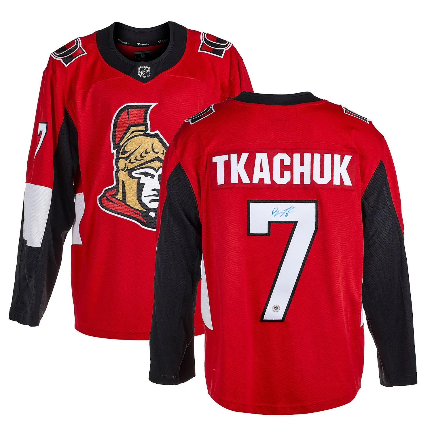 Brady Tkachuk Signed Ottawa Senators Fanatics Breakaway Jersey - Image 3
