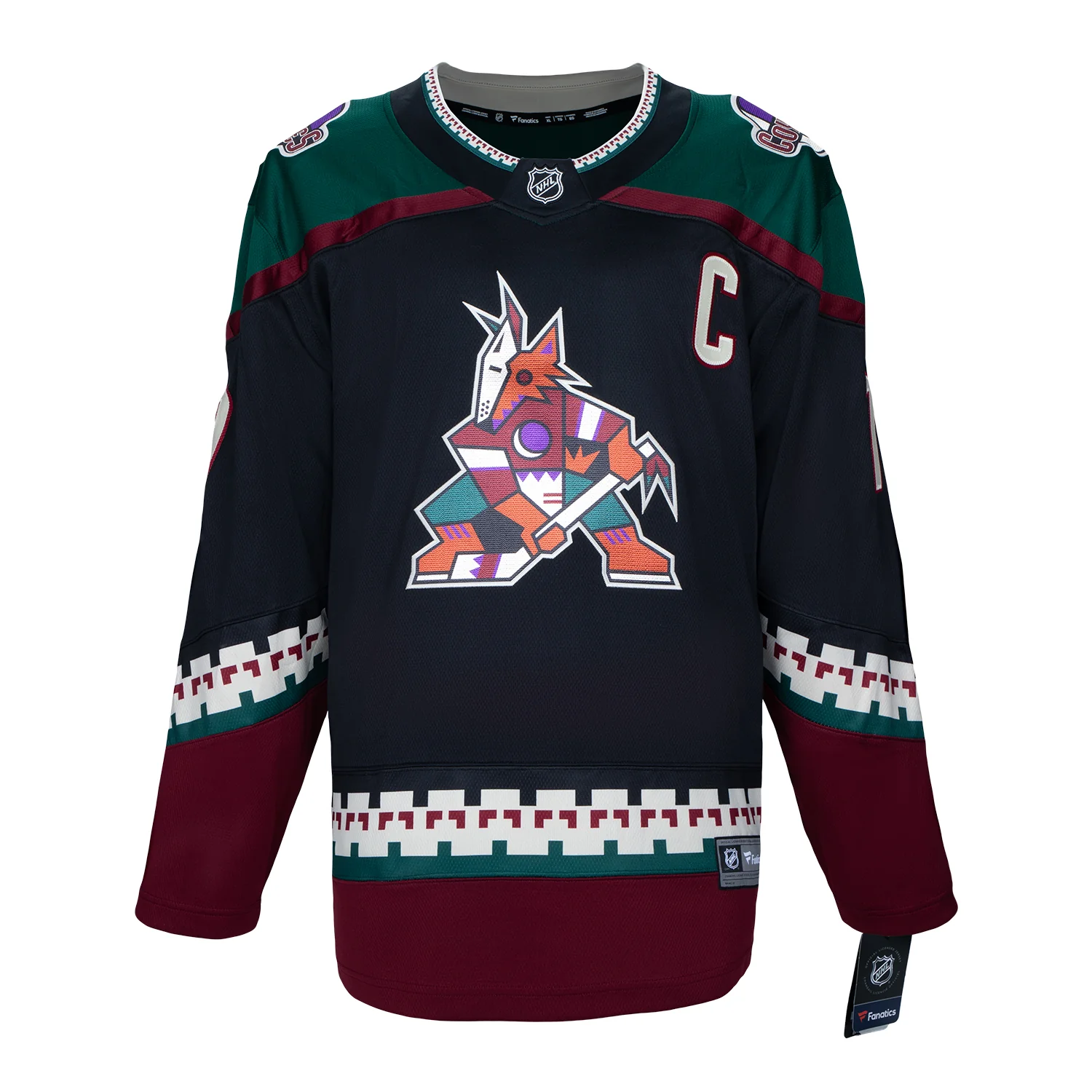 Keith Tkachuk Signed Arizona Coyotes Black Kachina Fanatics Breakaway Jersey - Image 2