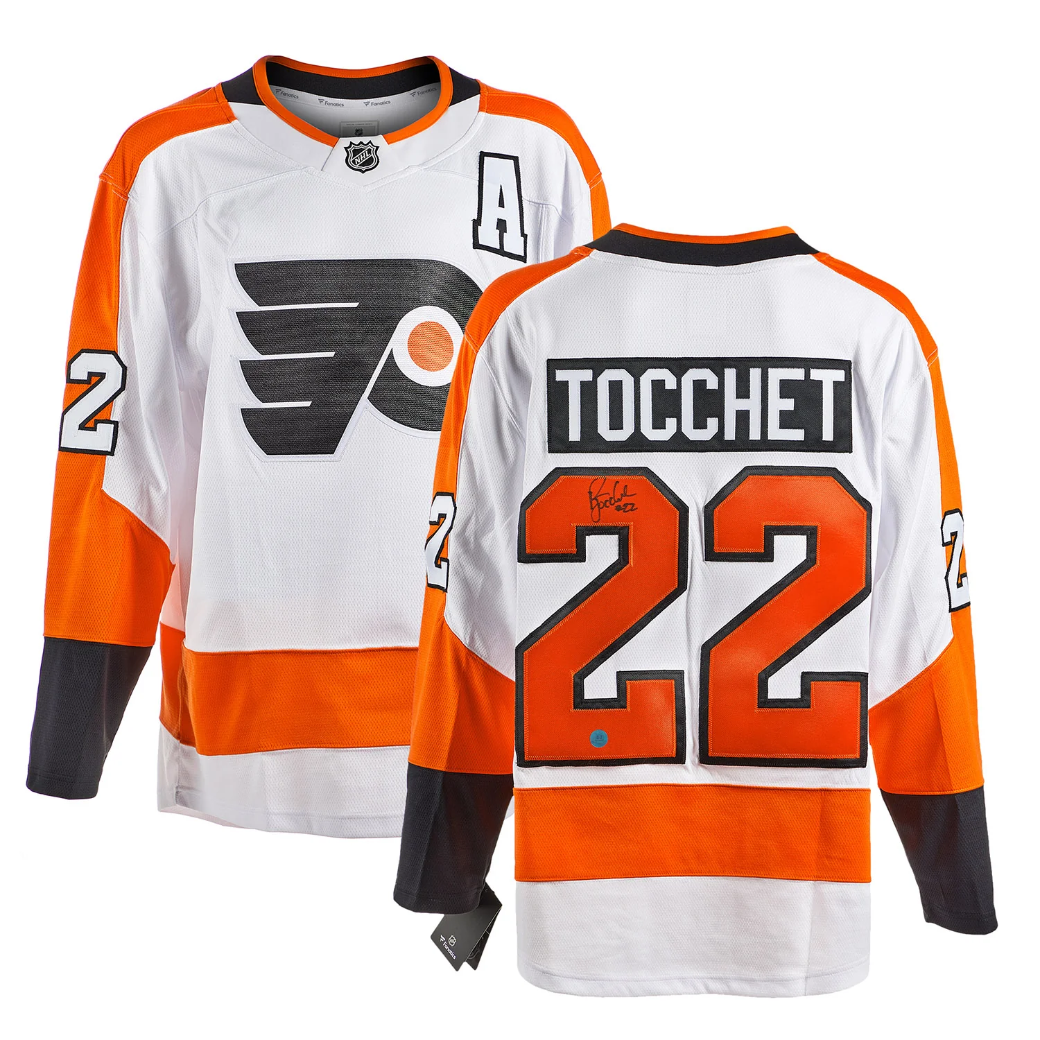 Rick Tocchet Autographed Philadelphia Flyers Fanatics Breakaway Jersey - Image 3