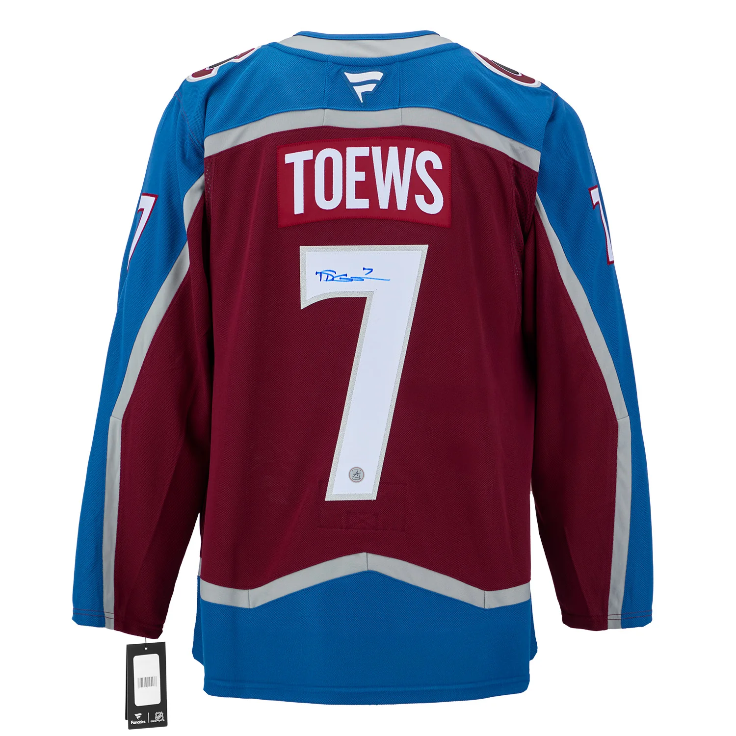 Devon Toews Autographed Colorado Avalanche Fanatics Premium Jersey