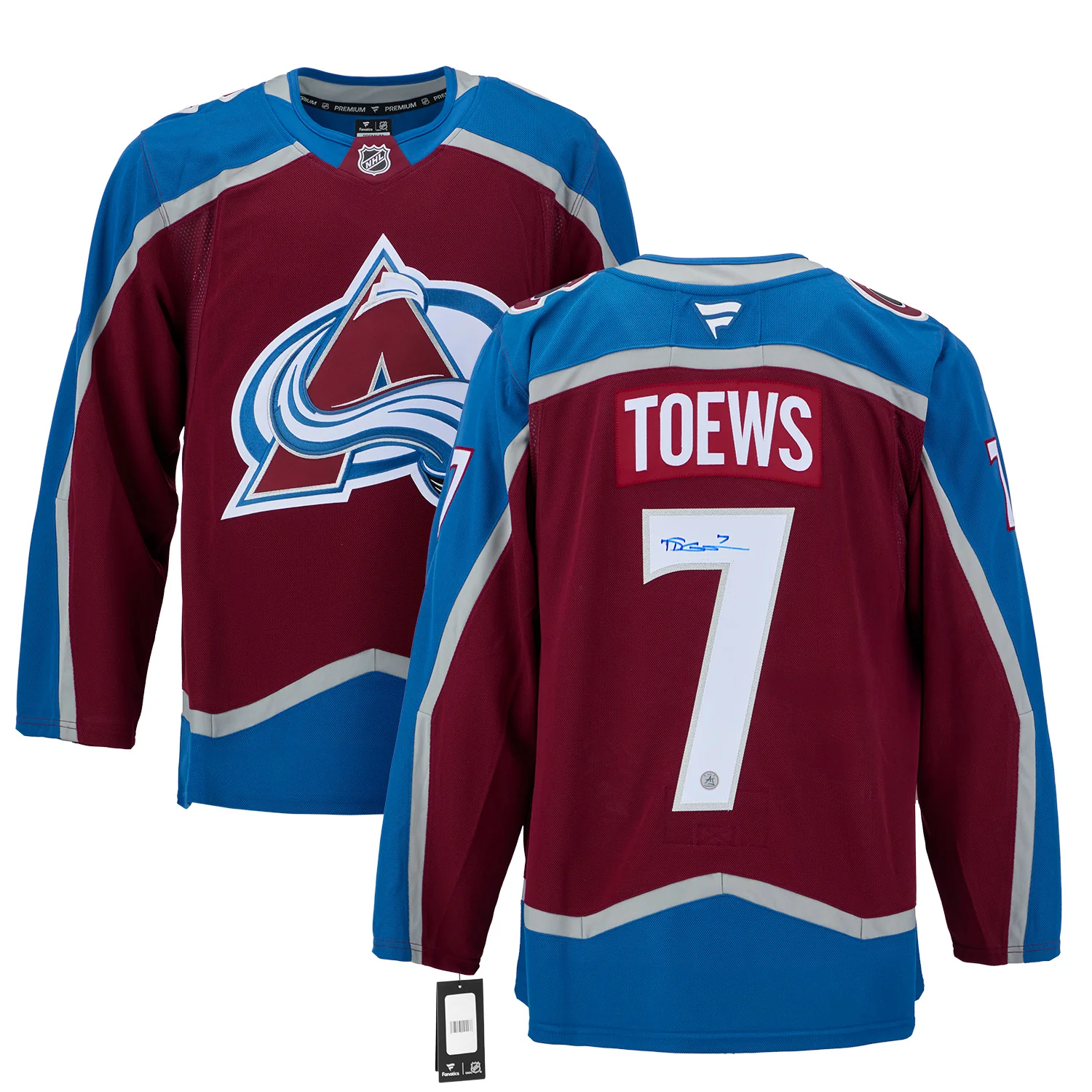 Devon Toews Autographed Colorado Avalanche Fanatics Premium Jersey - Image 3