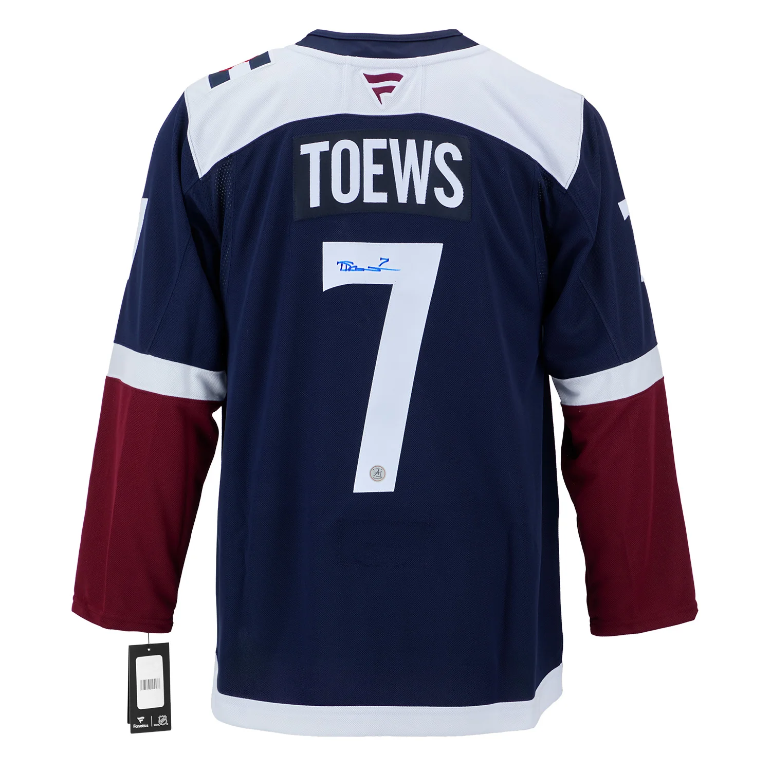 Devon Toews Signed Colorado Avalanche Alternate Fanatics Premium Jersey
