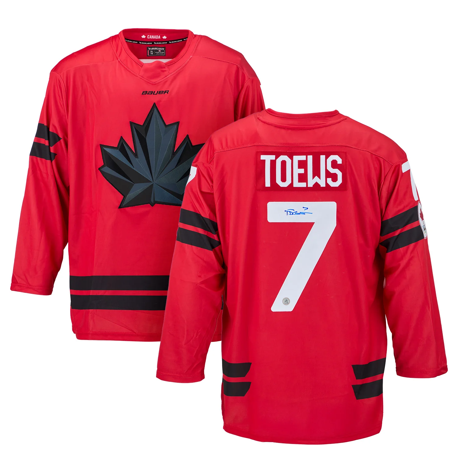Devon Toews Signed Team Canada 2026 Olympic Hockey Bauer Jersey - Image 3