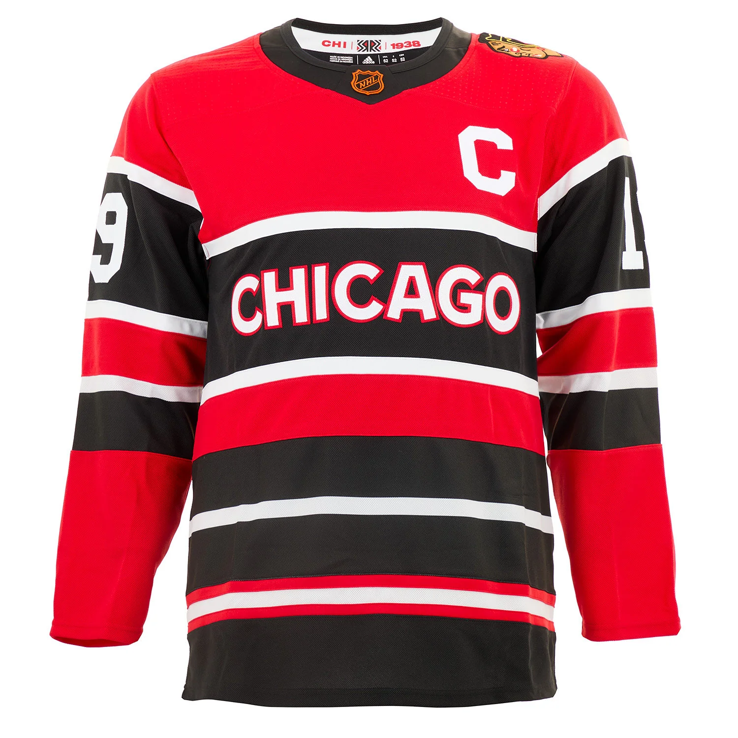 Jonathan Toews Signed Chicago Blackhawks Reverse Retro 2.0 adidas Jersey - Image 2