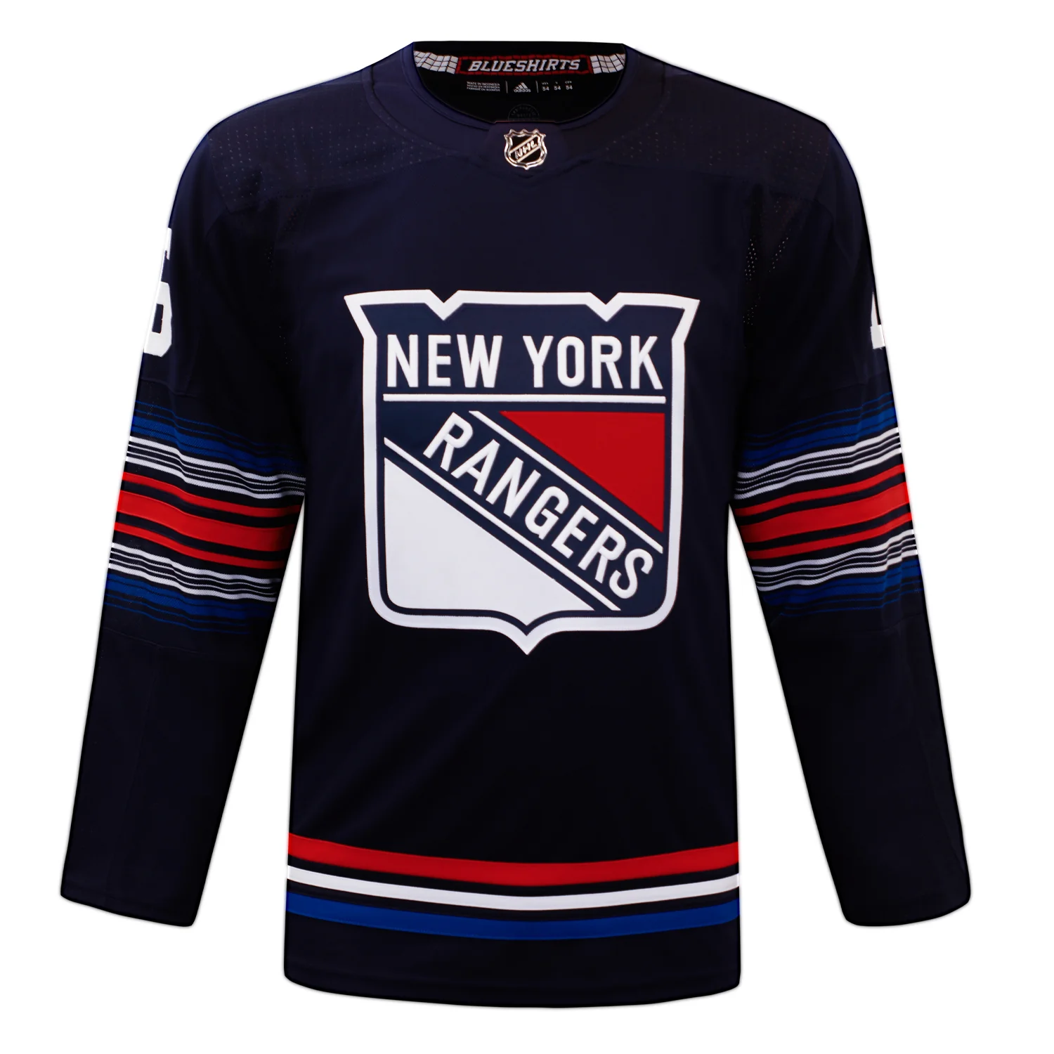 Vincent Trocheck Signed New York Rangers Alt Crest adidas Jersey - Image 2