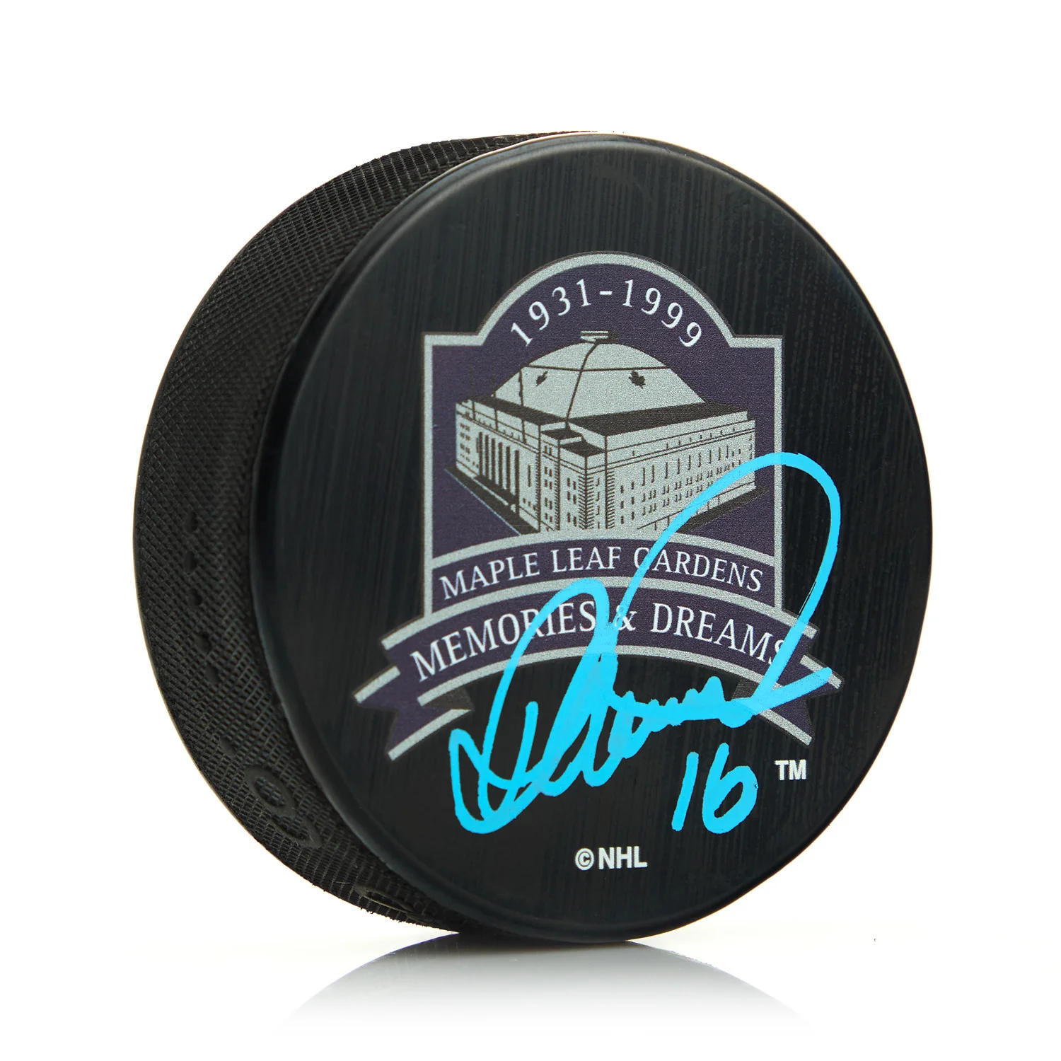 Darcy Tucker Signed Toronto Maple Leaf Gardens Memories & Dreams Puck