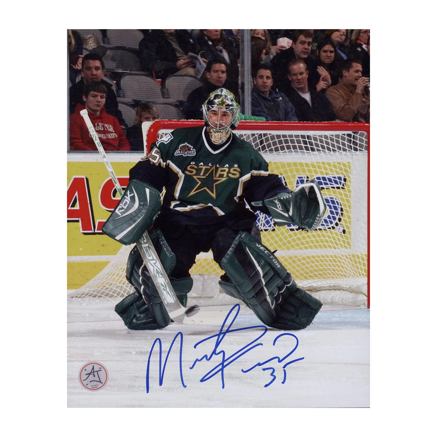 Marty Turco Autographed Dallas Stars Goalie 8x10 Photo