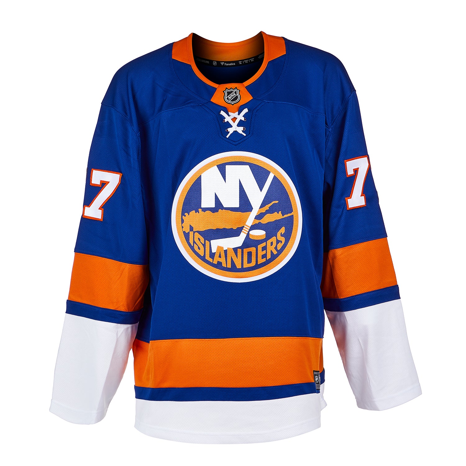 Pierre Turgeon Signed New York Islanders Fanatics Jersey with Career Points Note - Image 3