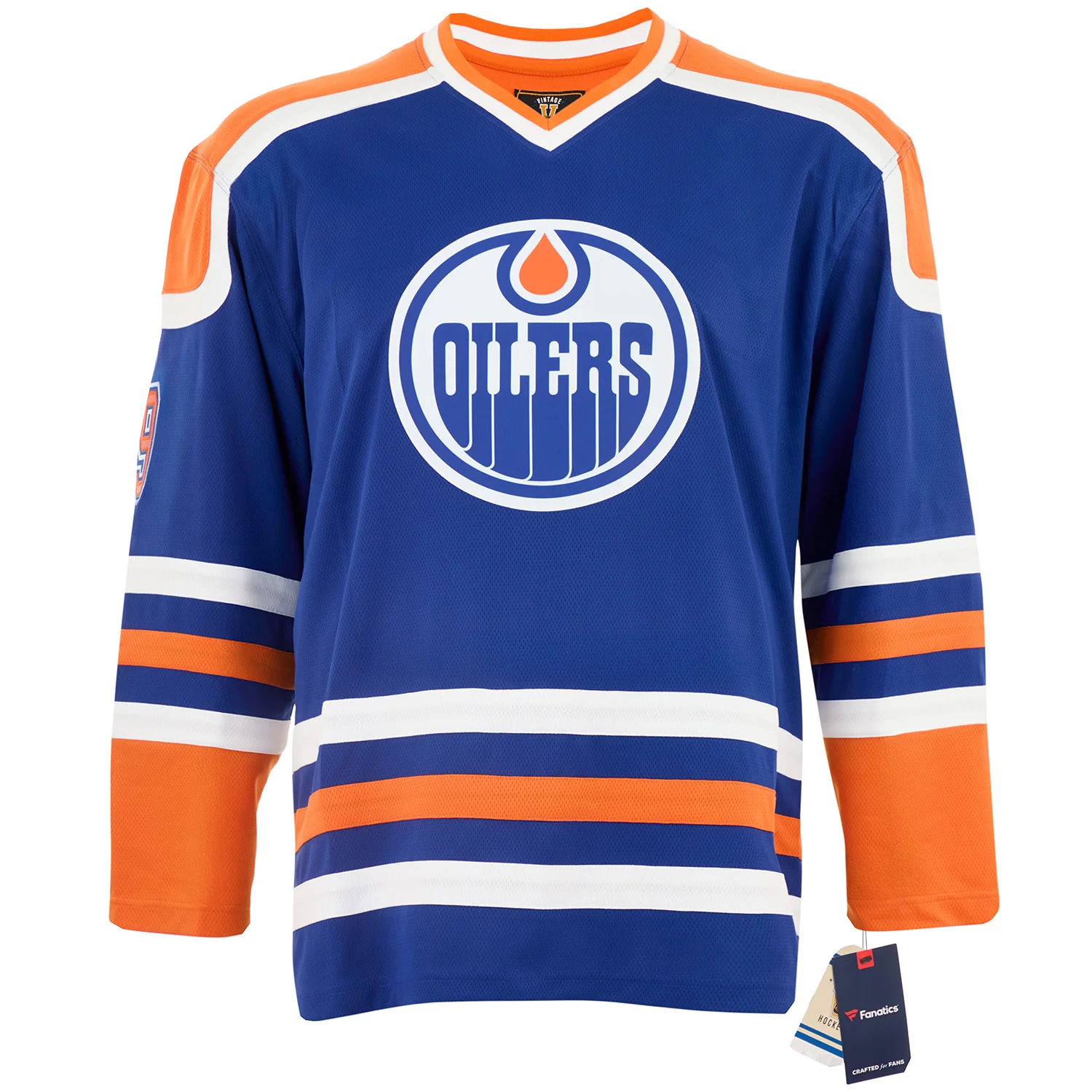 Norm Ullman Autographed Edmonton Oilers Fanatics Throwback Jersey - Image 2
