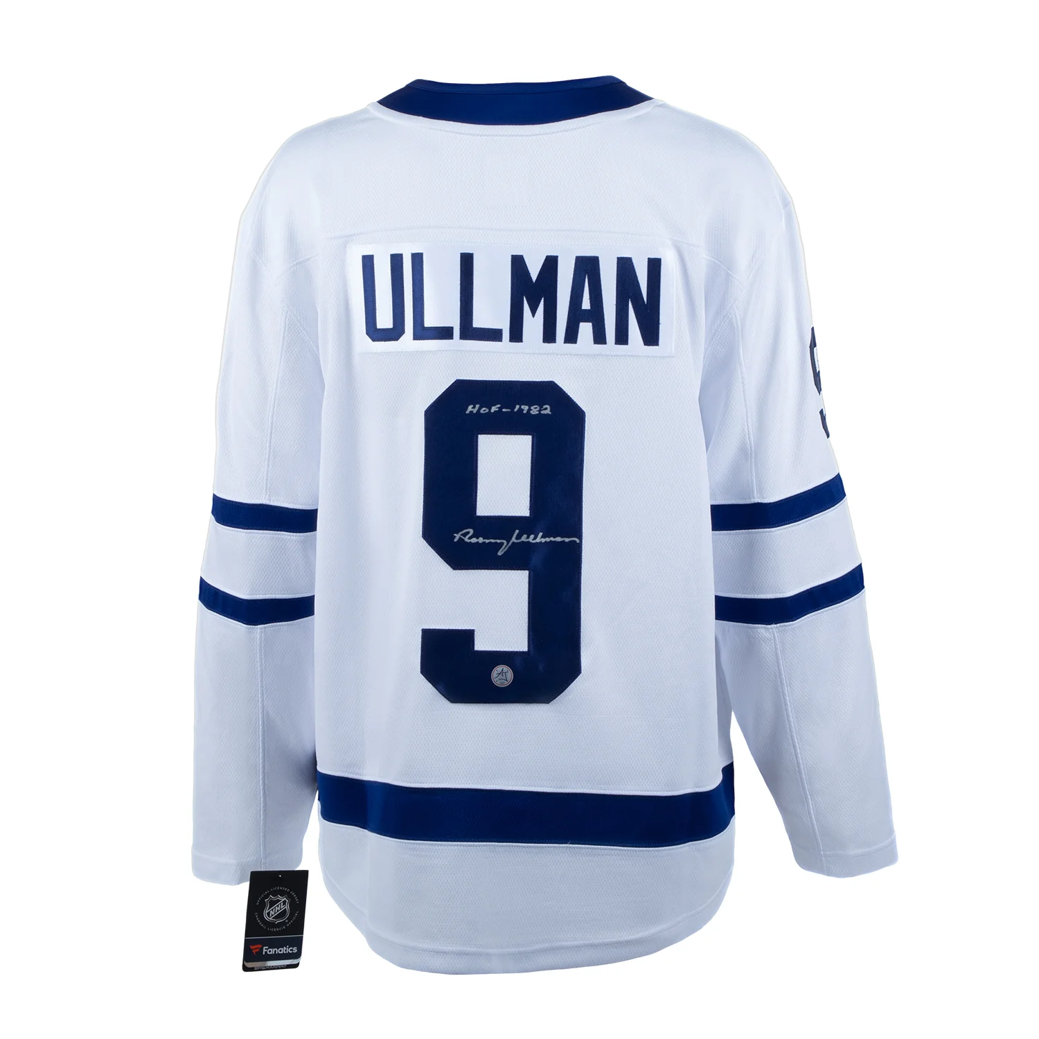 Norm Ullman Signed Toronto Maple Leafs White Fanatics Breakaway Jersey