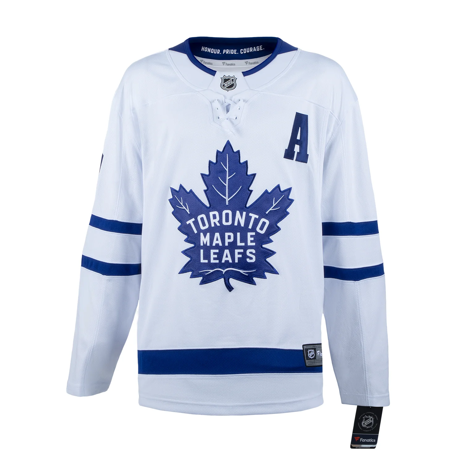 Norm Ullman Signed Toronto Maple Leafs White Fanatics Breakaway Jersey - Image 2