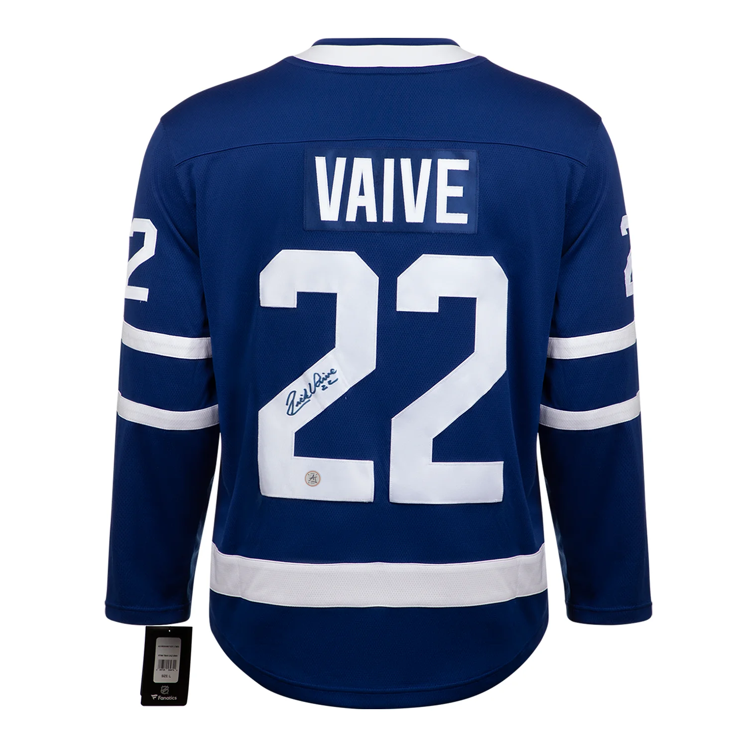 Rick Vaive Autographed Toronto Maple Leafs Blue Fanatics Breakaway Jersey