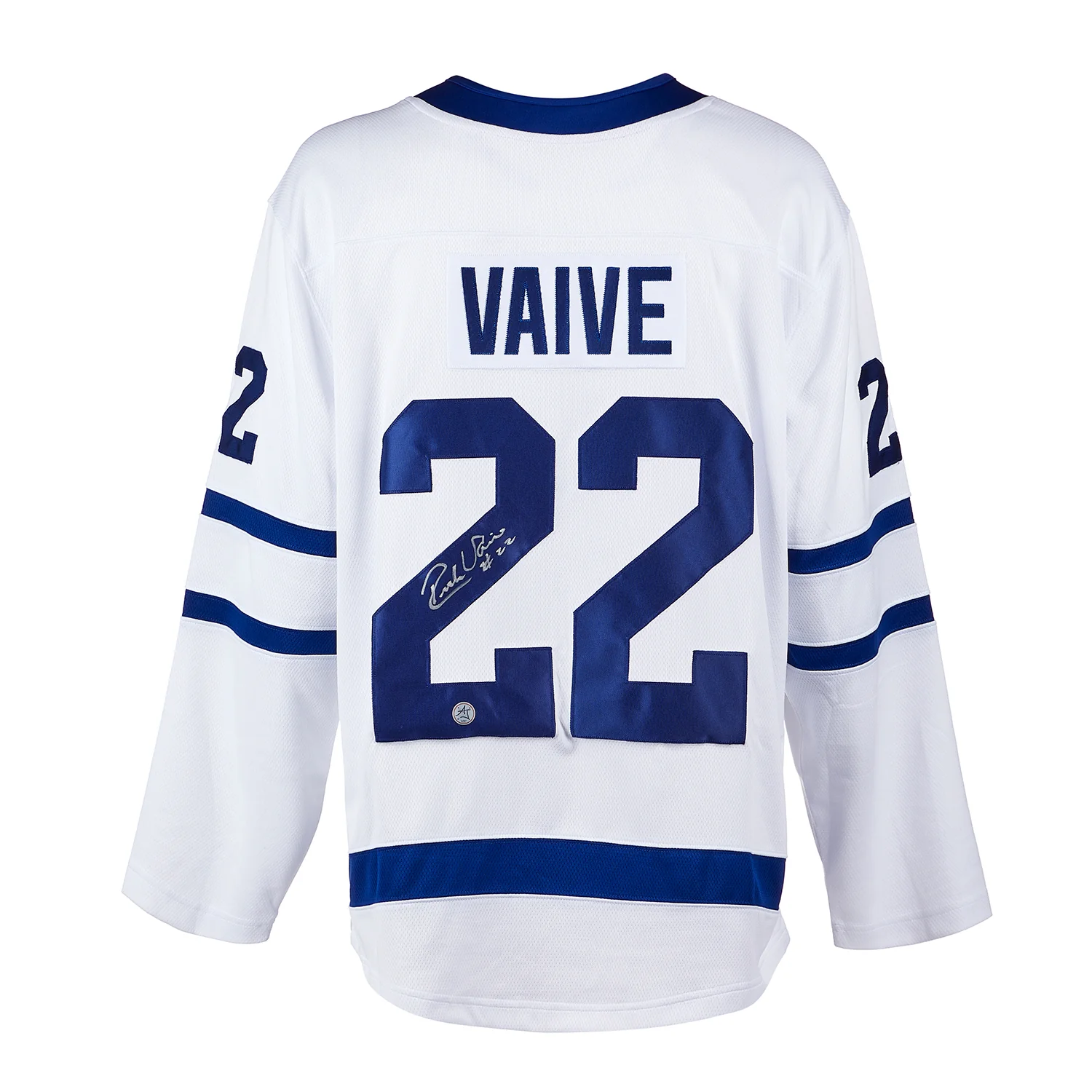 Rick Vaive Signed Toronto Maple Leafs White Fanatics Breakaway Jersey