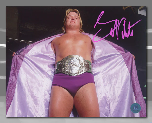 Greg Valentine Signed Wrestling 8x10 Photo