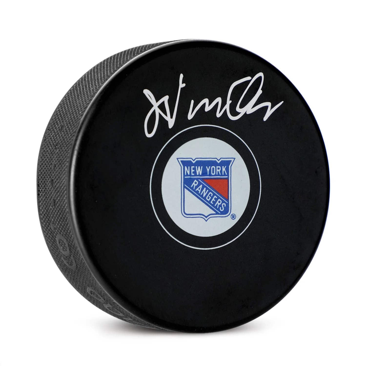 John Vanbiesbrouck Autographed New York Rangers Hockey Puck
