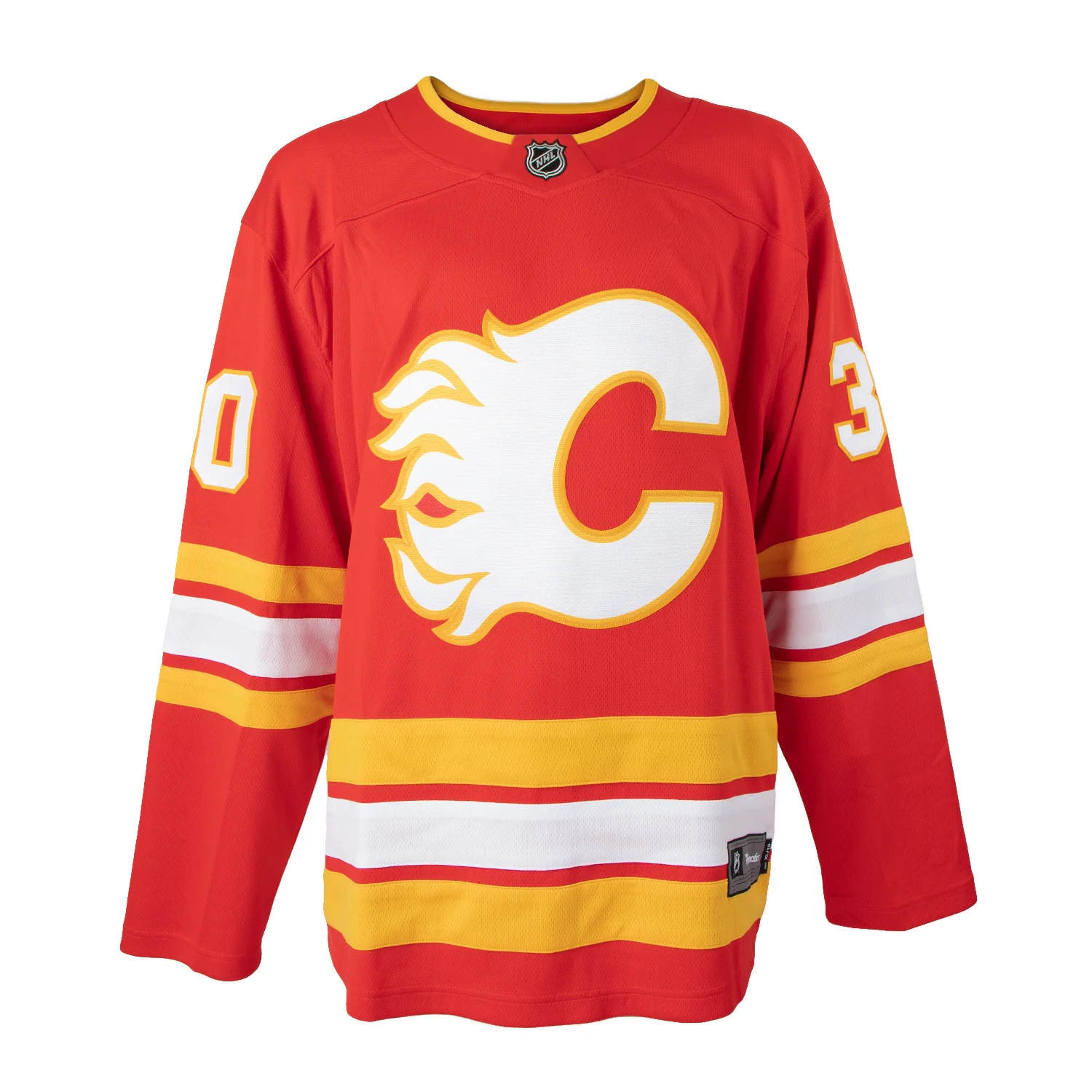Mike Vernon Autographed Calgary Flames Fanatics Breakaway Jersey - Image 2